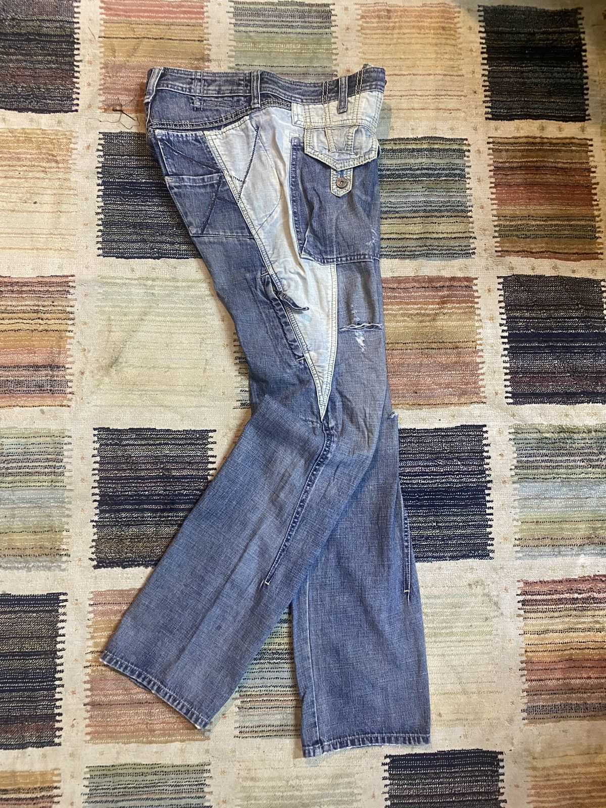 Marithe + Francois Girbaud ❗️ Distressed ❗️ Vintage MARITHE FRANCOIS GIRBAUD Pants Size US 32 / EU 48 - 11 Thumbnail