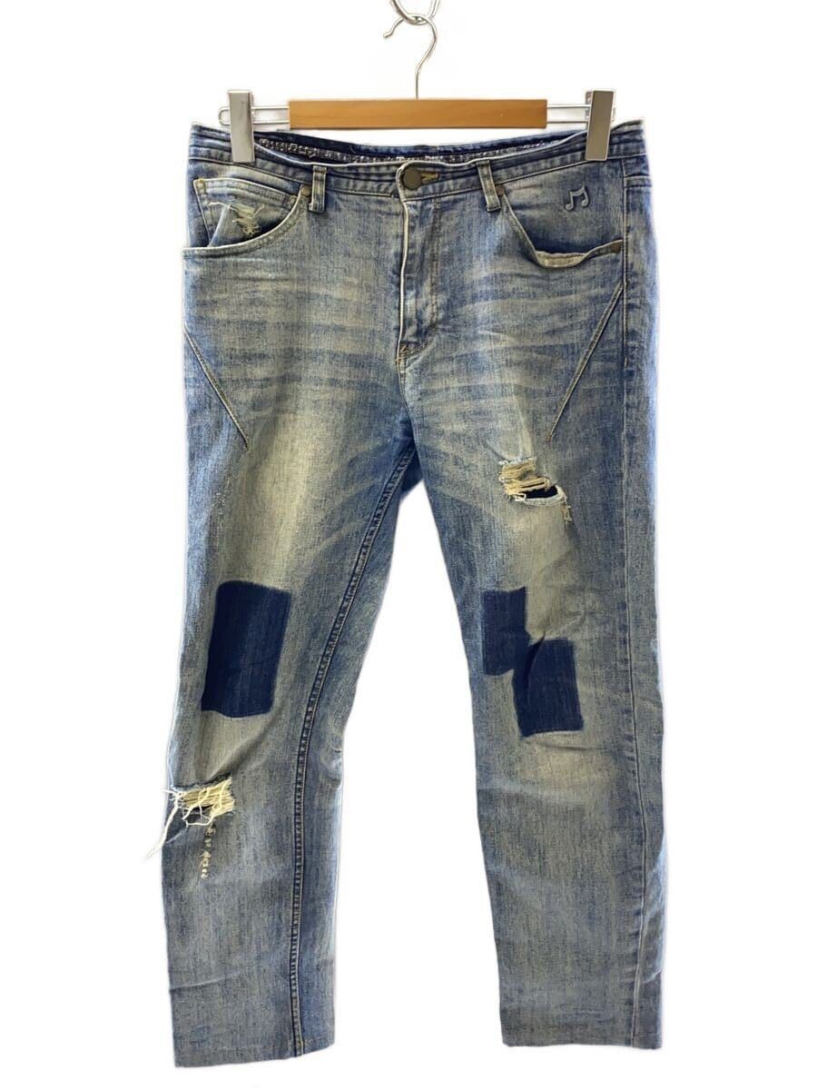 Number (N)ine Darted Repaired Distressed Denim Size US 34 / EU 50 - 1 Thumbnail