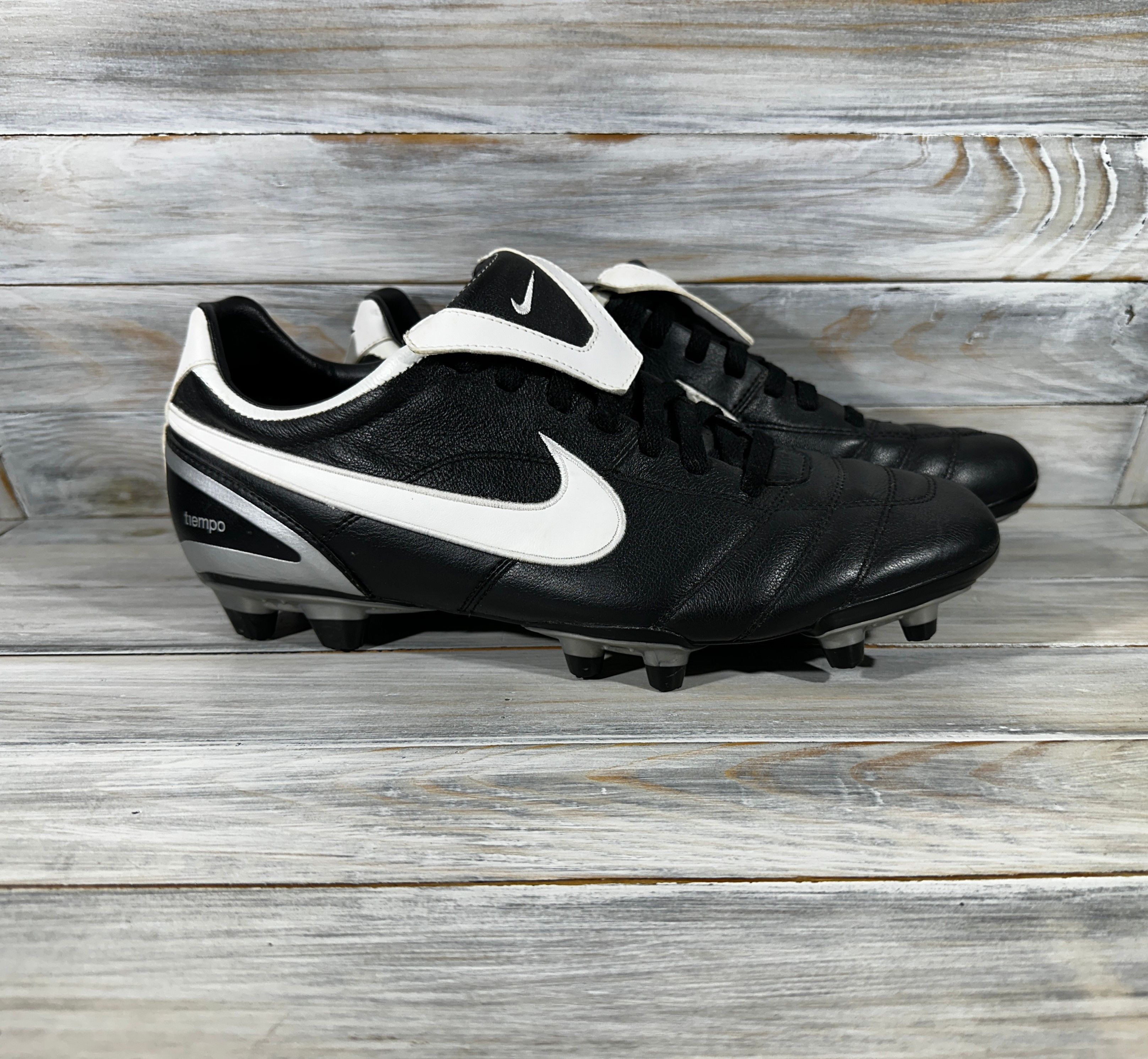 Nike Vintage NIKE TIEMPO MYSTIC II FG Men s Football Cleats Boots Black Grailed