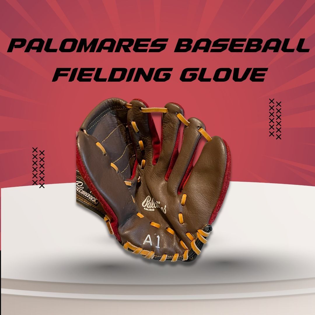 Other Palomares A1 Baseball Fielding Glove Genuine Leather Red/Bro Size ONE SIZE - 1 Thumbnail