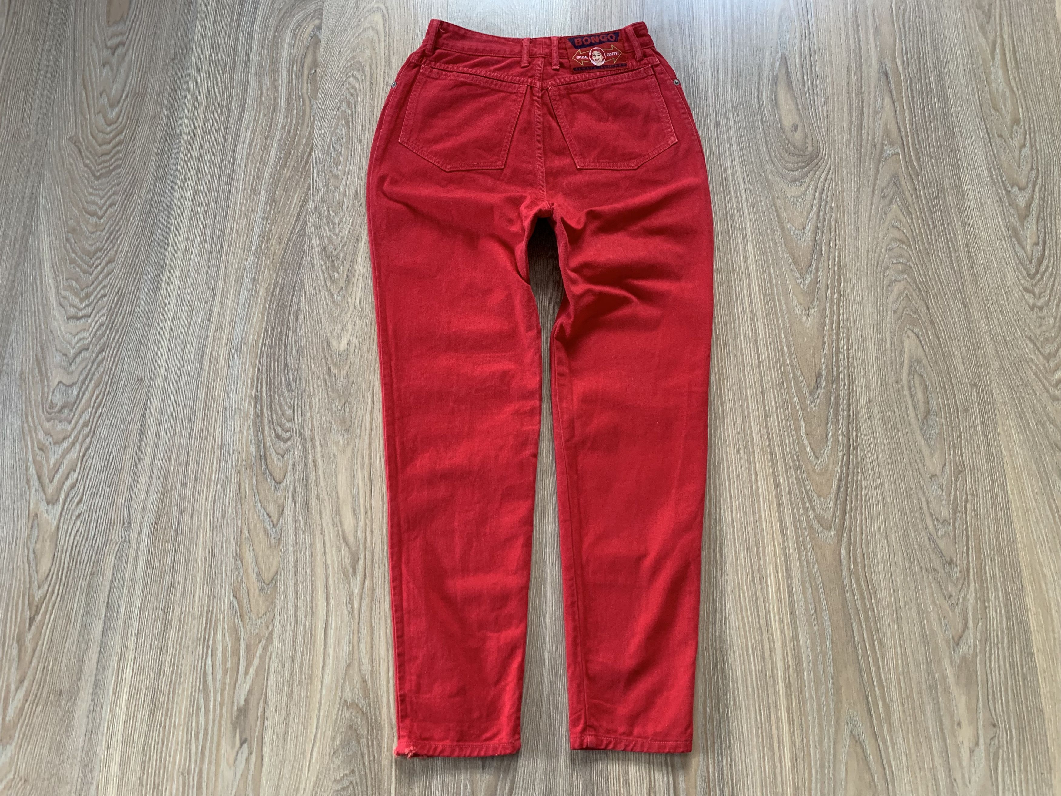 Other Vintage Bongo Jeans Special Reserve Red High Waist Size 28" / US 6 / IT 42 - 3 Thumbnail