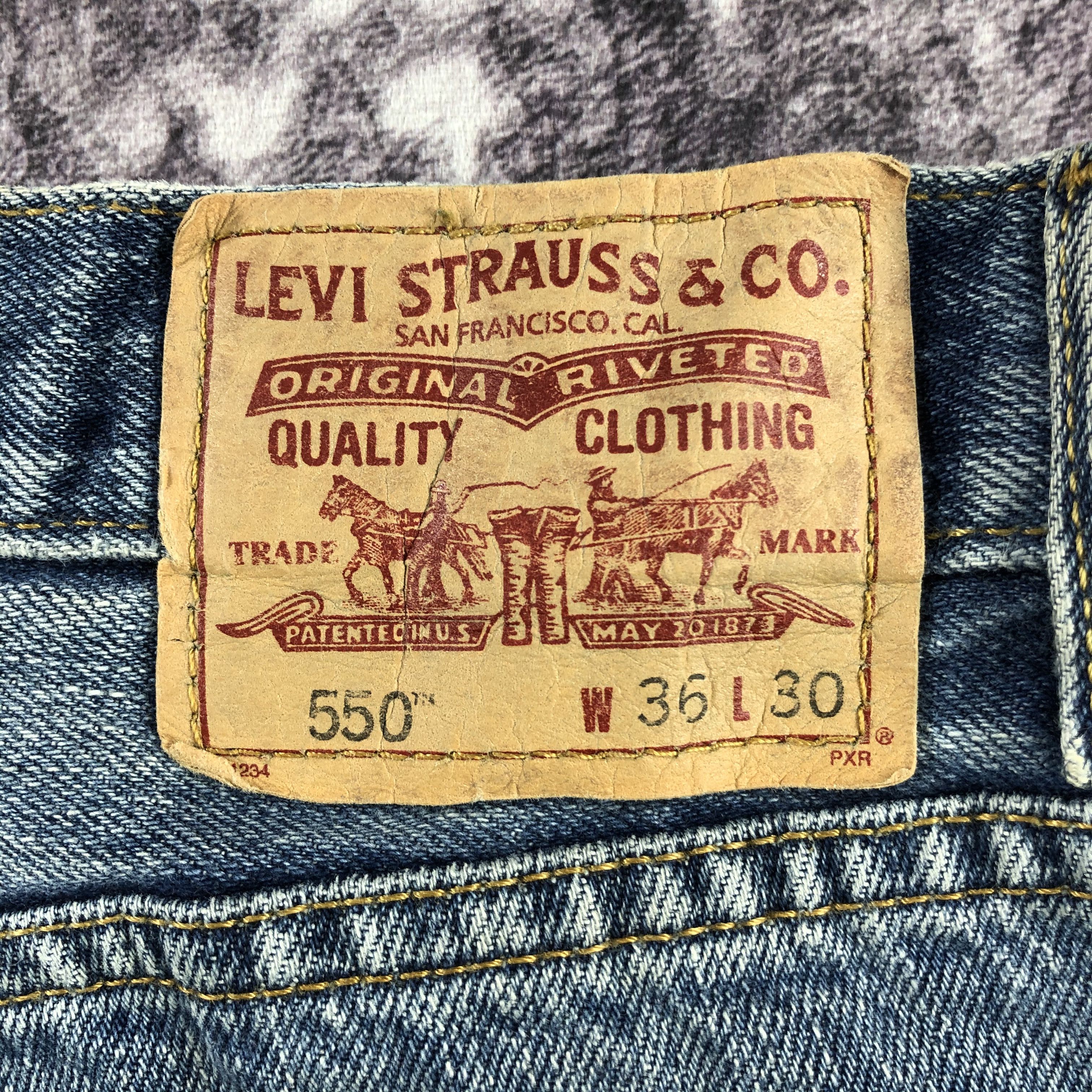 Levi's × Vintage Vintage Blue Wash Levis 550 Jeans-JM3023 Size US 37 - 6 Thumbnail