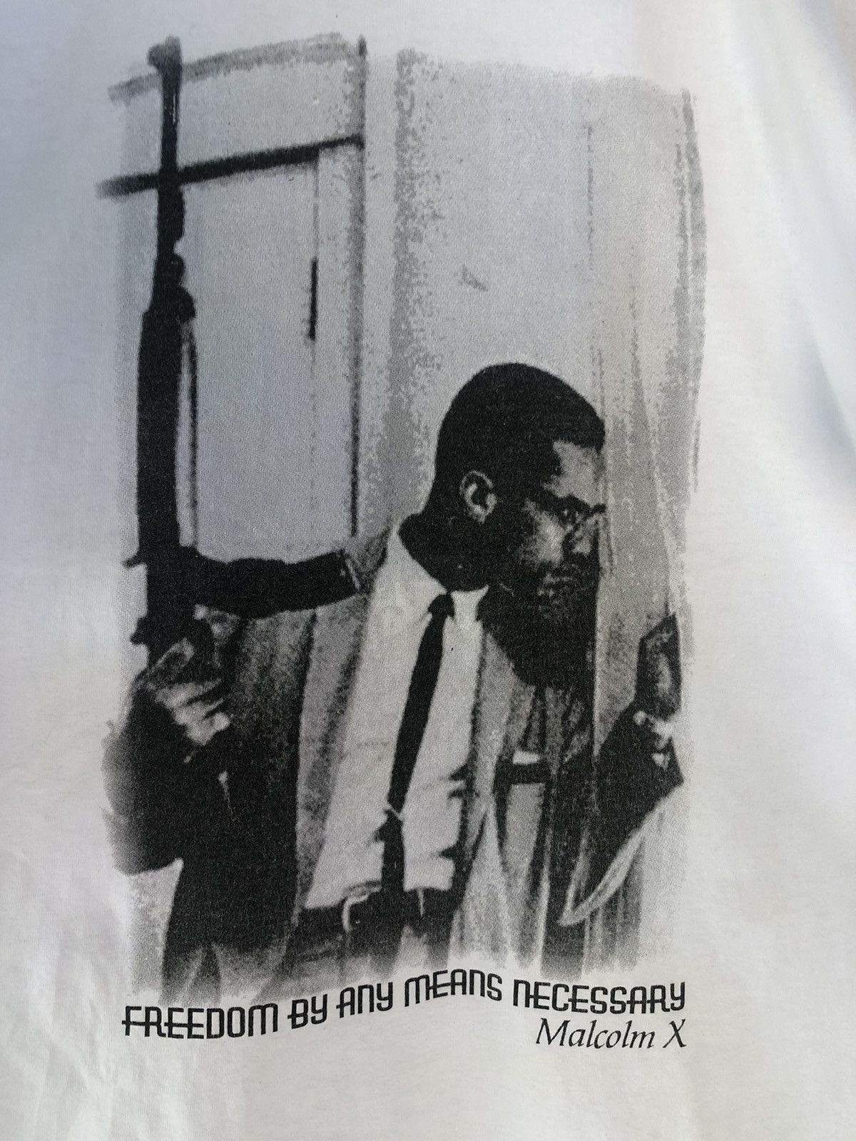 Vintage 🔥Vintage Y2K🔥 Malcom X Jet Magazine Photo Tee Size US XXL / EU 58 / 5 - 1 Thumbnail