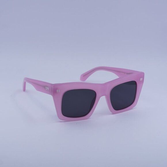 Off-White Off-White OERI13Y SELMA 3007 Sunglasses Pink Square Frame Size ONE SIZE - 5 Thumbnail