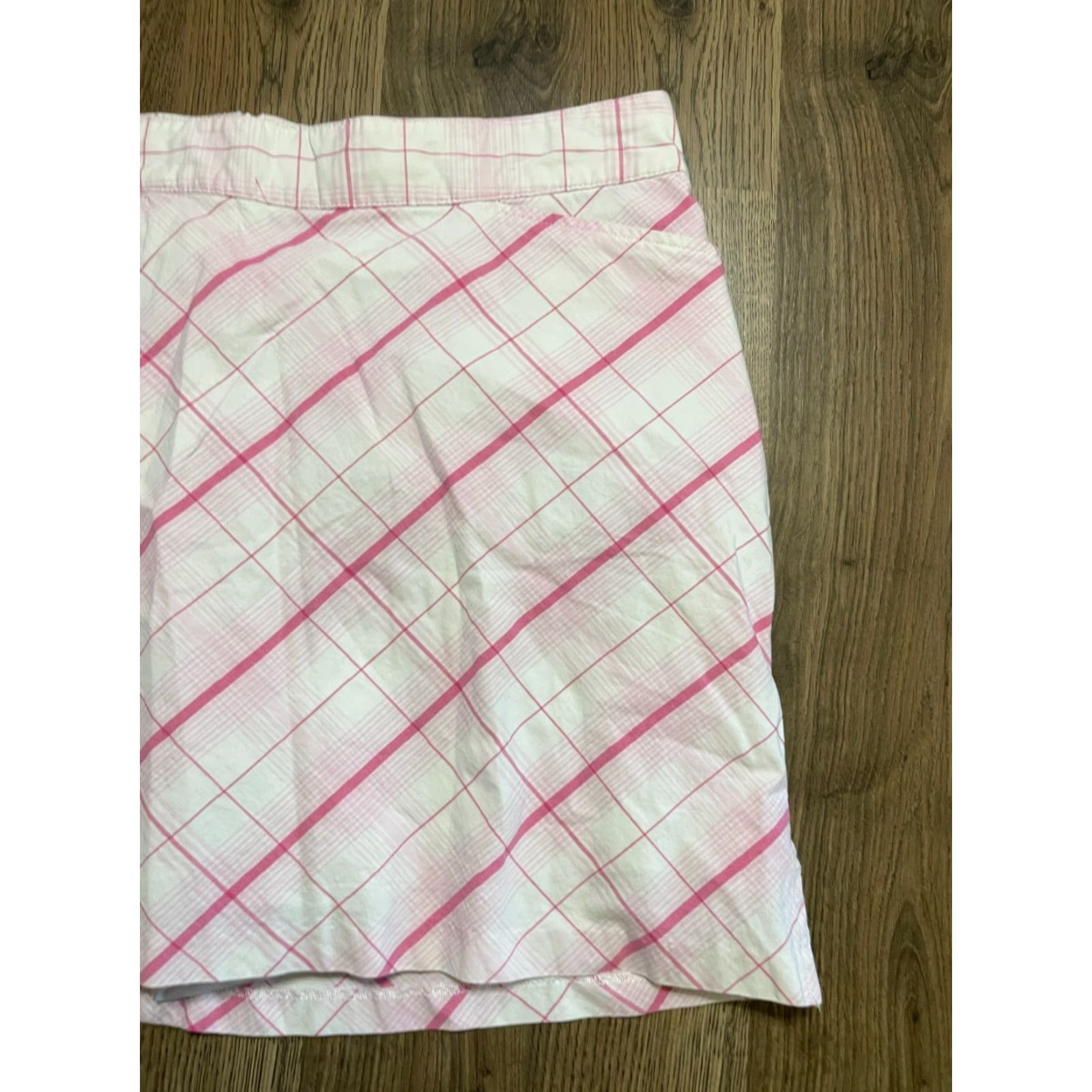 Vintage Lady Hagen Skirt Skort, Women's 8, Pink White, Breast Cancer, Regular, Short, Casual, Fall Spring Summer, Womens, Skirt, Lady Hagen Size 30" / US 8 / IT 44 - 4 Thumbnail