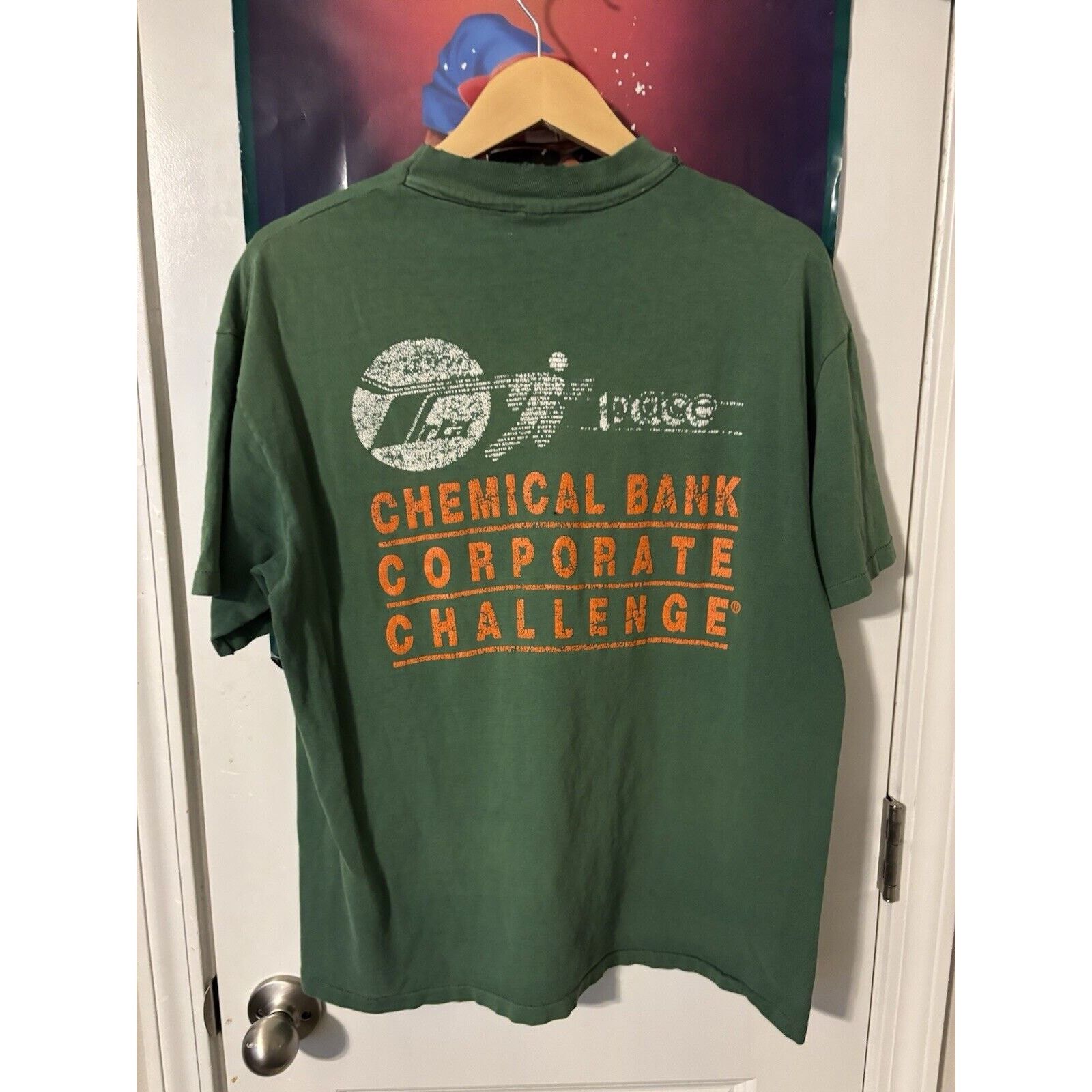 Other vintage shredded faded single stitched 80s green L shirt Size US L / EU 52-54 / 3 - 2 Thumbnail