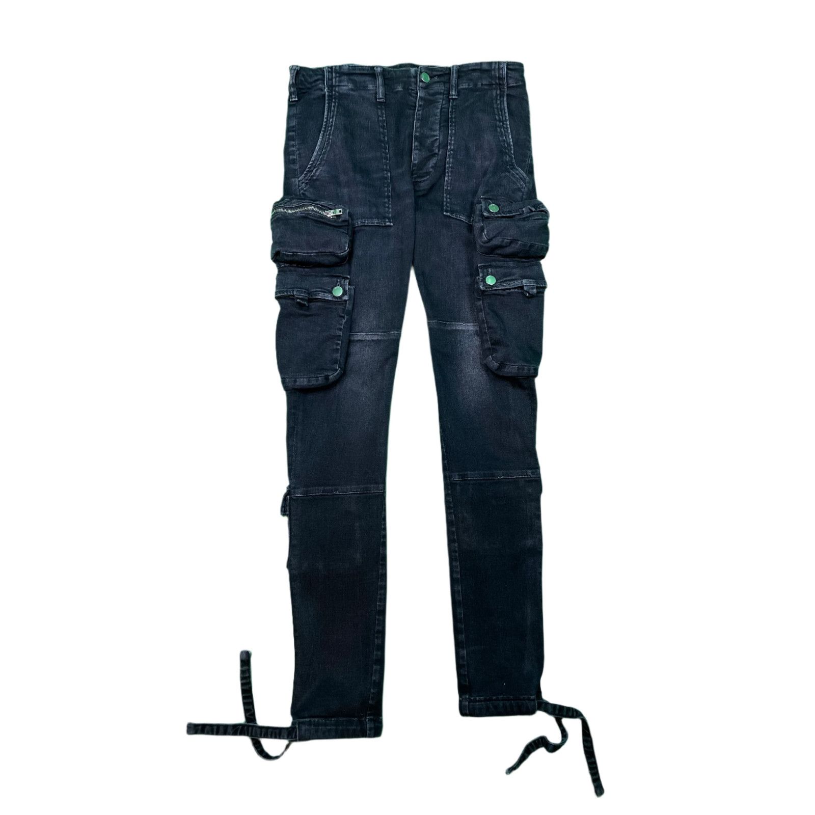 Amiri Amiri Cargo Black Jeans Size US 30 / EU 46 - 1 Thumbnail