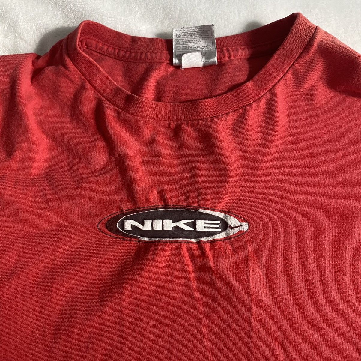 Nike × Vintage Vintage Nike T Shirt Red Size US XL / EU 56 / 4 - 2 Thumbnail