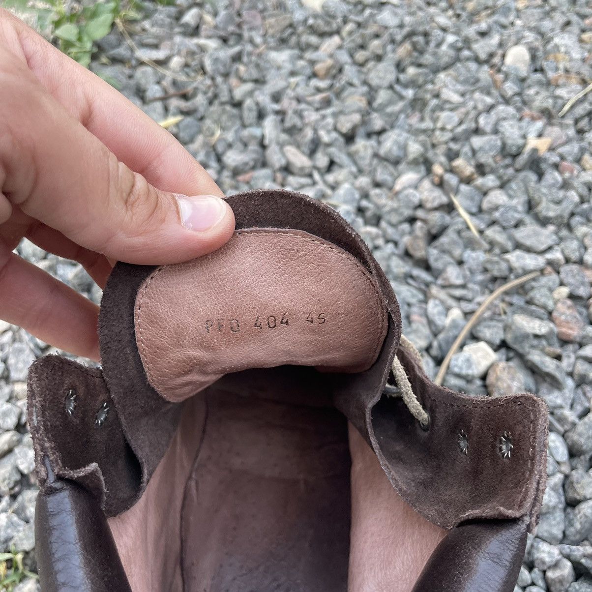 Vibram wabasha chukka boot copper rough cut brown leather Shoes Size US 11.5 / EU 44-45 - 9 Thumbnail