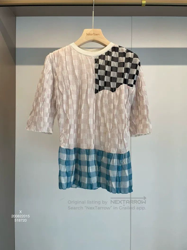 LOEWE Color Blocked Silk Short-Sleeve T-Shirt