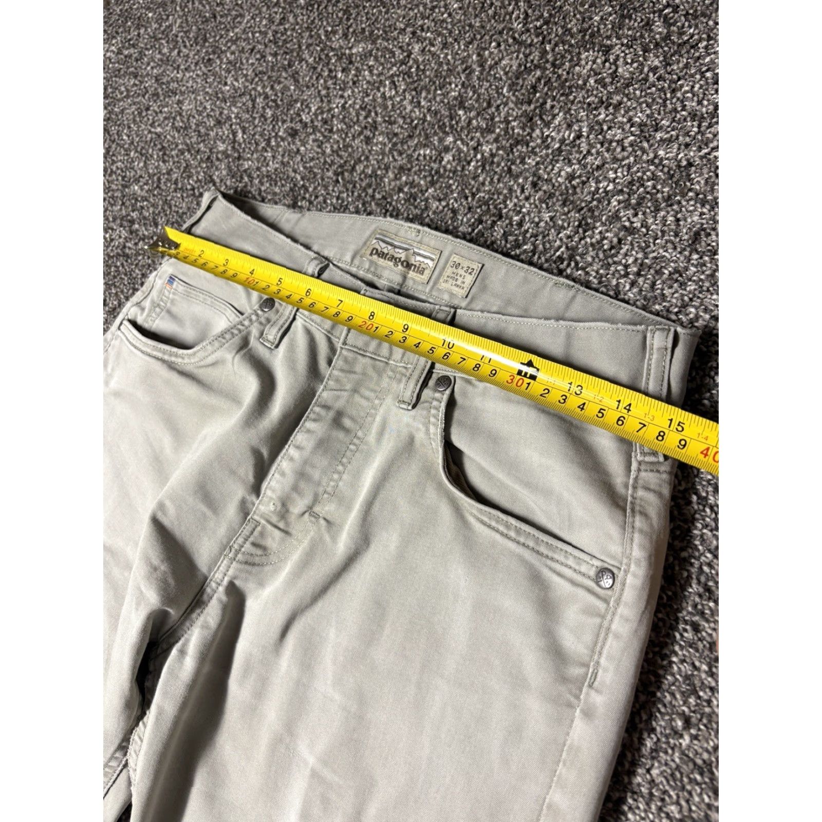 Patagonia Patagonia Iron Clad Pants Mens 30x32 Gray Twill Chino Regular Size US 30 / EU 46 - 5 Thumbnail