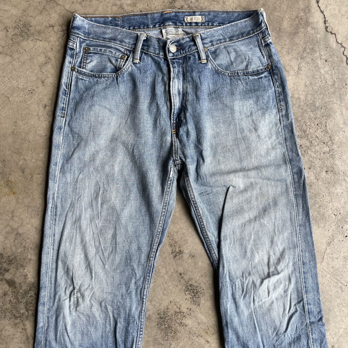 Polo Ralph Lauren × Vintage 🔥Polo Ralph Lauren Stoned Washed Ripped Distress Denim Jeans Size US 32 / EU 48 - 2 Thumbnail