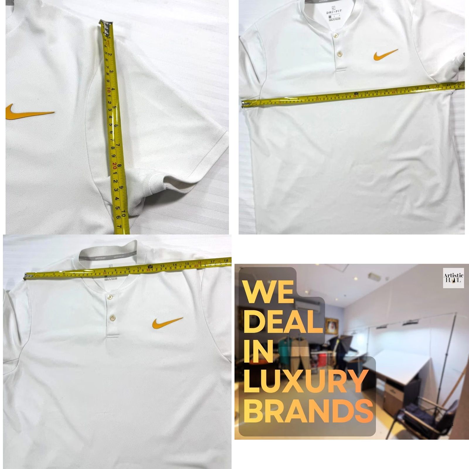 Nike Nike Court Advantage Polo Shirt Men White L Size US L / EU 52-54 / 3 - 8 Thumbnail