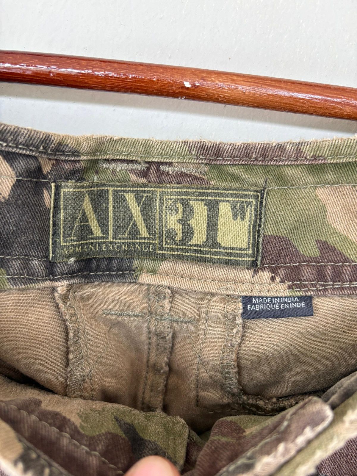 Armani Exchange Armani Exchage Short Pant Camoflage Cargo Pant Size US 31 - 12 Thumbnail