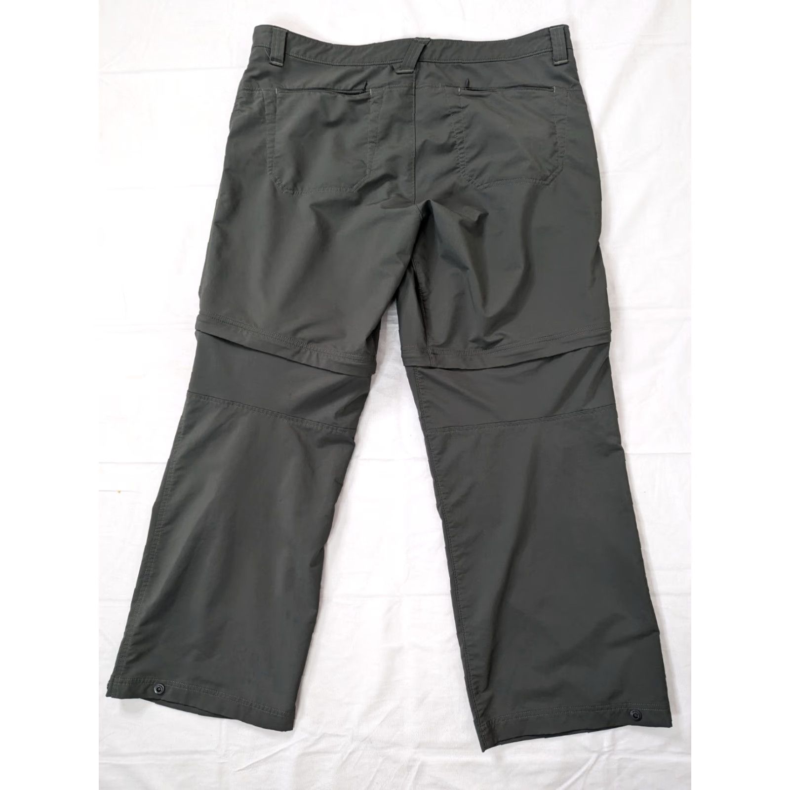 Vintage Gander Mountain Guide Series Gray Convertible Pants Women's 18R Regular NYLON BLEND Zip Off Hiking Pants Mens? No Size 40" / US 18 - 2 Thumbnail