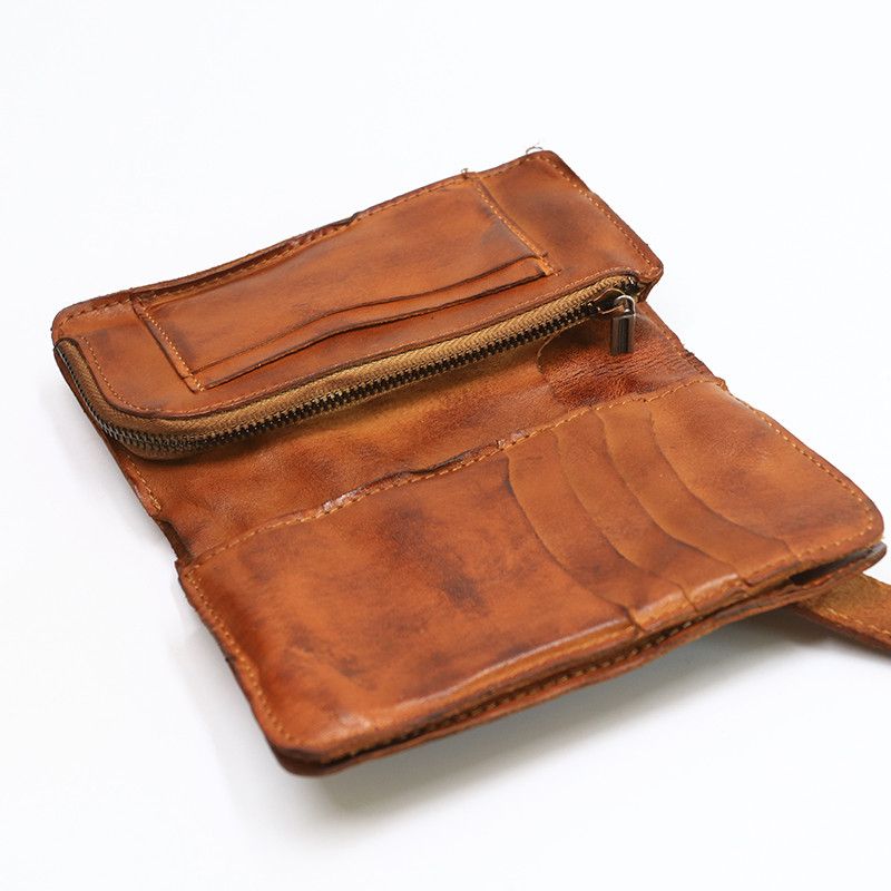 Japanese Brand Unisex Leather Bifold Wallet Size ONE SIZE - 6 Thumbnail