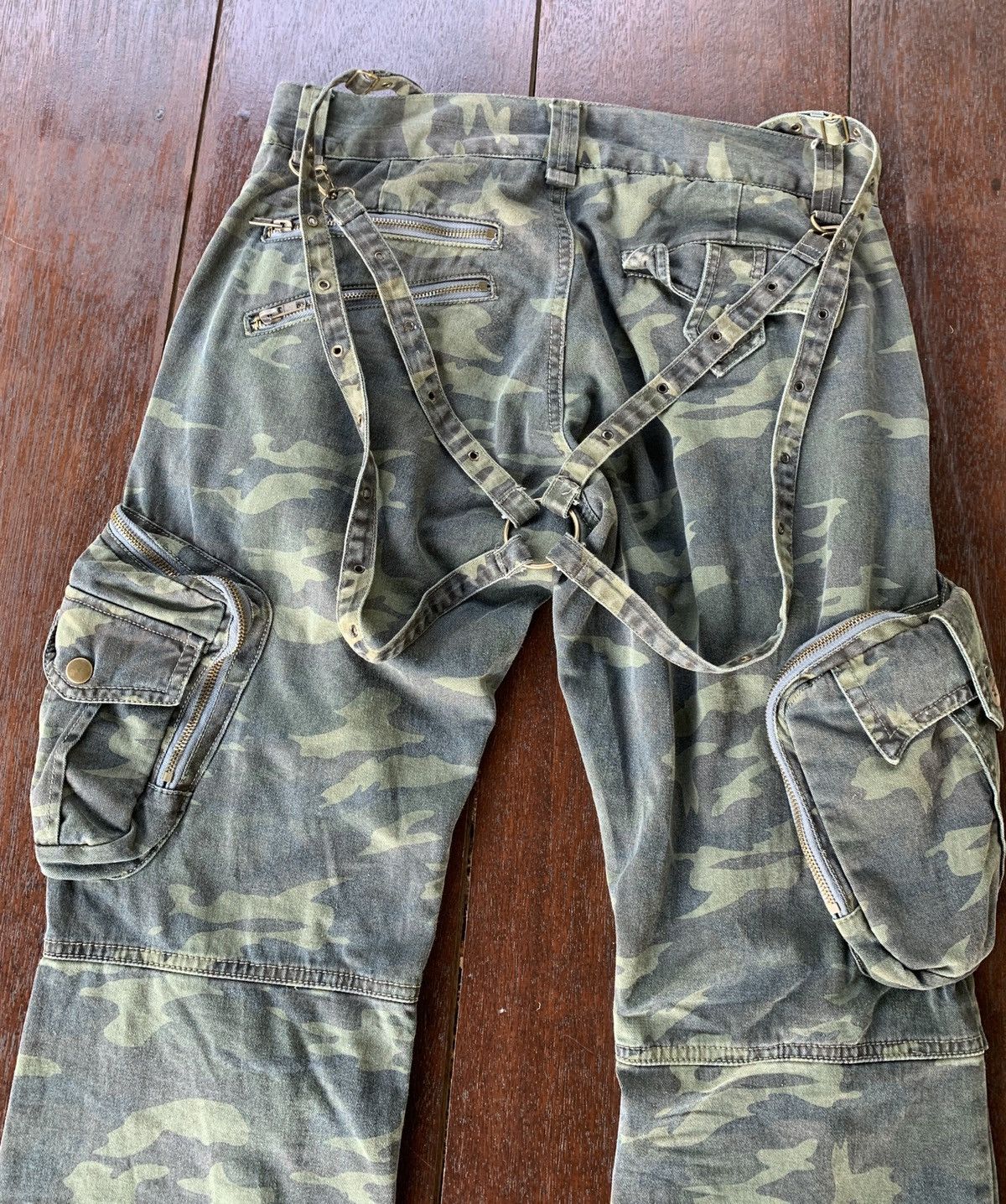 Japanese Brand × Seditionaries Bondage BreathMint Japan multi pocket camo cargo pants Size US 33 - 5 Thumbnail