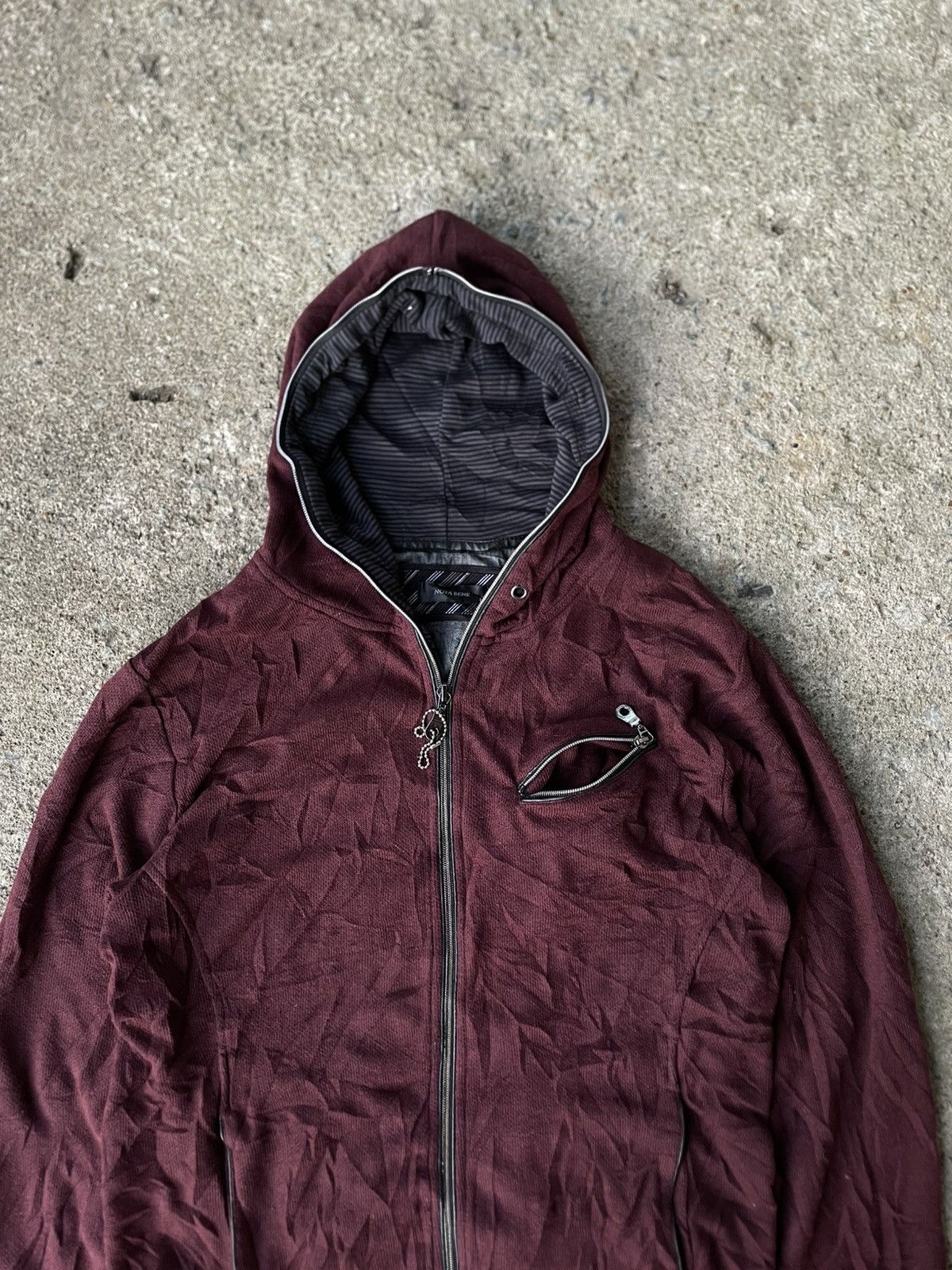 If Six Was Nine Japanese Brand Bondage Nota Bene Zip Up Hoodie Size US M / EU 48-50 / 2 - 6 Thumbnail