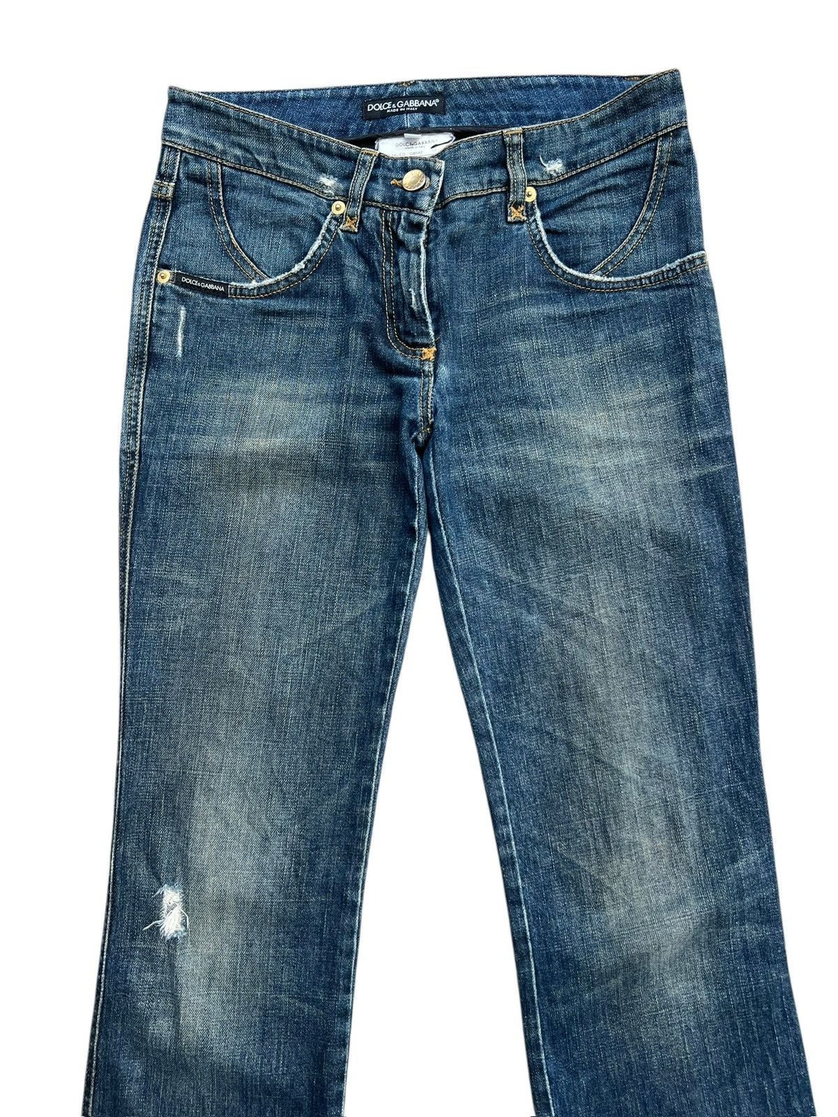 Dolce & Gabbana Dolce & Gabbana Lowrise Denim Jeans 30x33 Size 30" / US 8 / IT 44 - 4 Thumbnail
