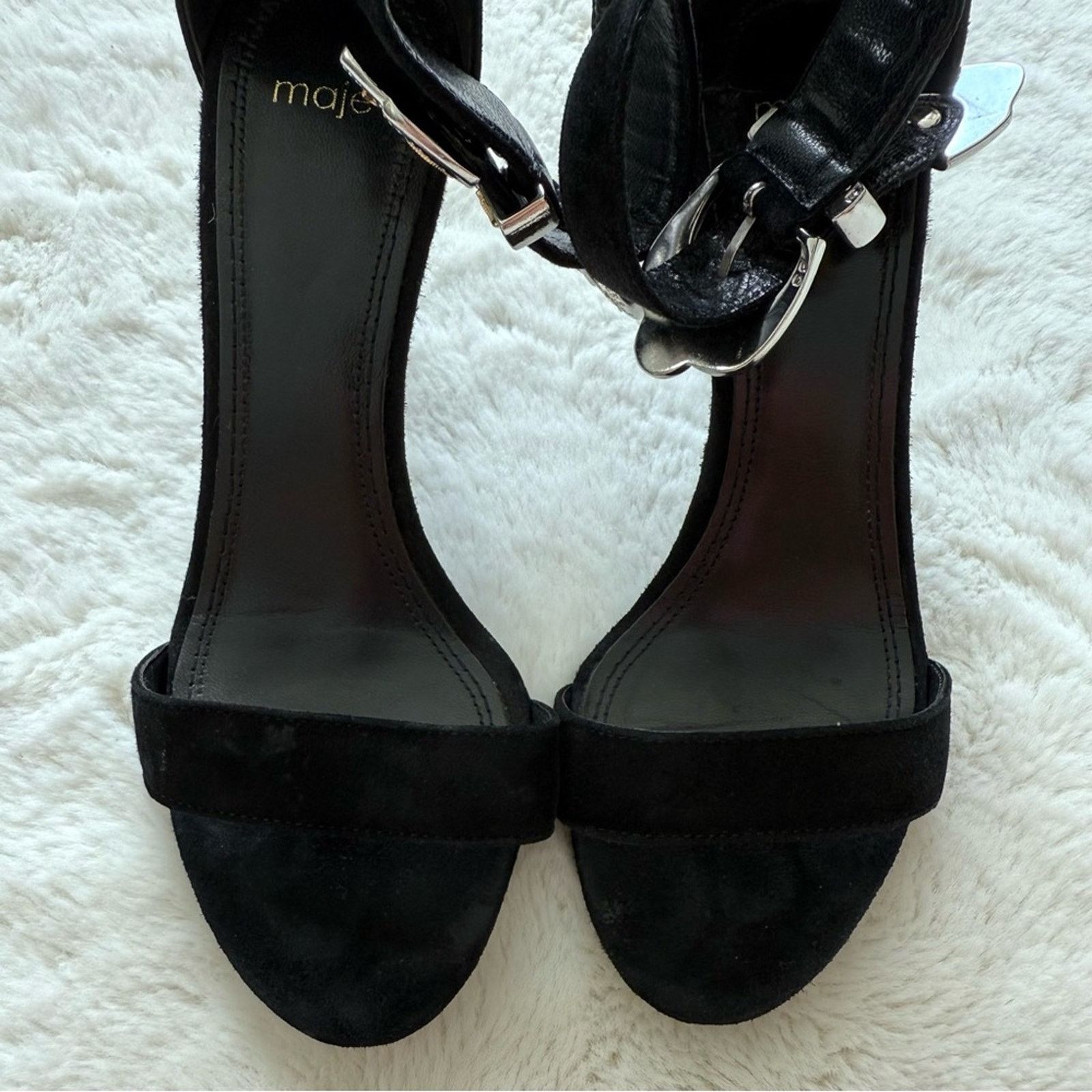 Maje MAJE suede women heels size 37 EU Size US 7 / IT 37 - 4 Thumbnail