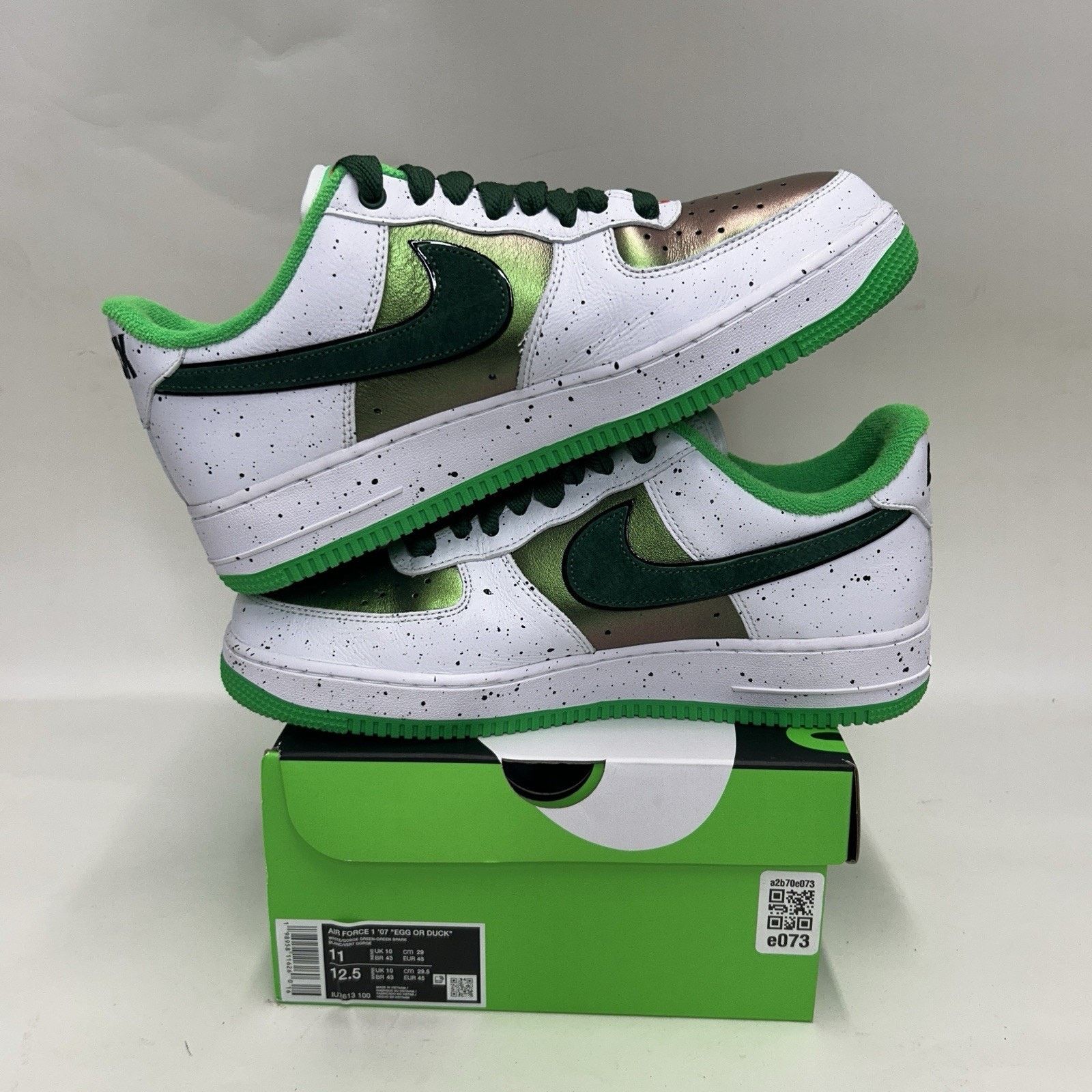 Nike Nike Air Force 1 Low PE Oregon “Egg or Duck/White Green” Size US 11 / EU 44 - 2 Thumbnail