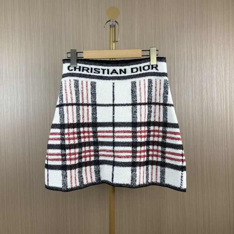Dior Dior Color Block Cotton Skirt for Women 0089 Size 32" / US 10 / IT 46 - 1 Thumbnail