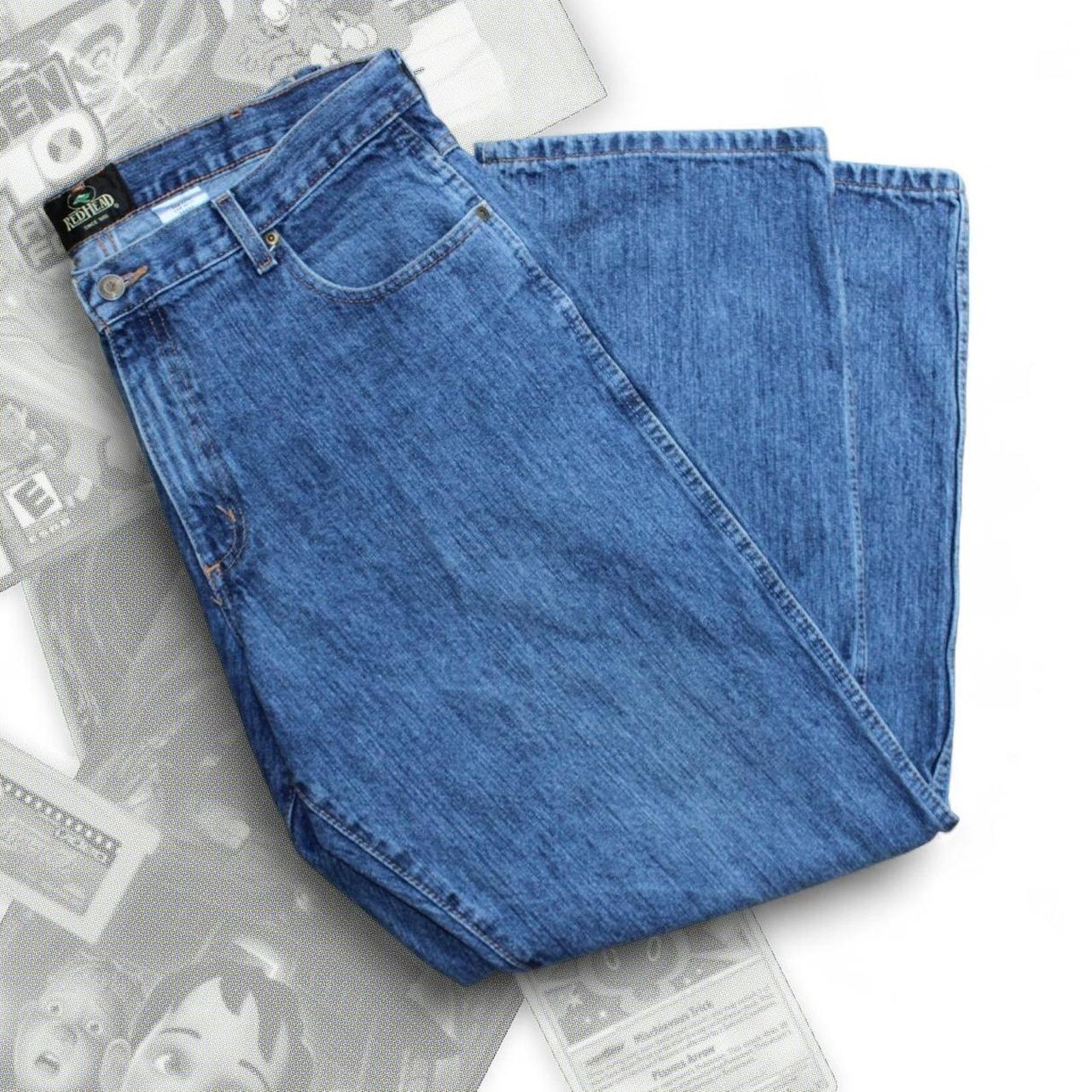 Other Vintage Blue Bass Pro Shops RedHead Denim Jeans Size US 36 / EU 52 - 1 Thumbnail