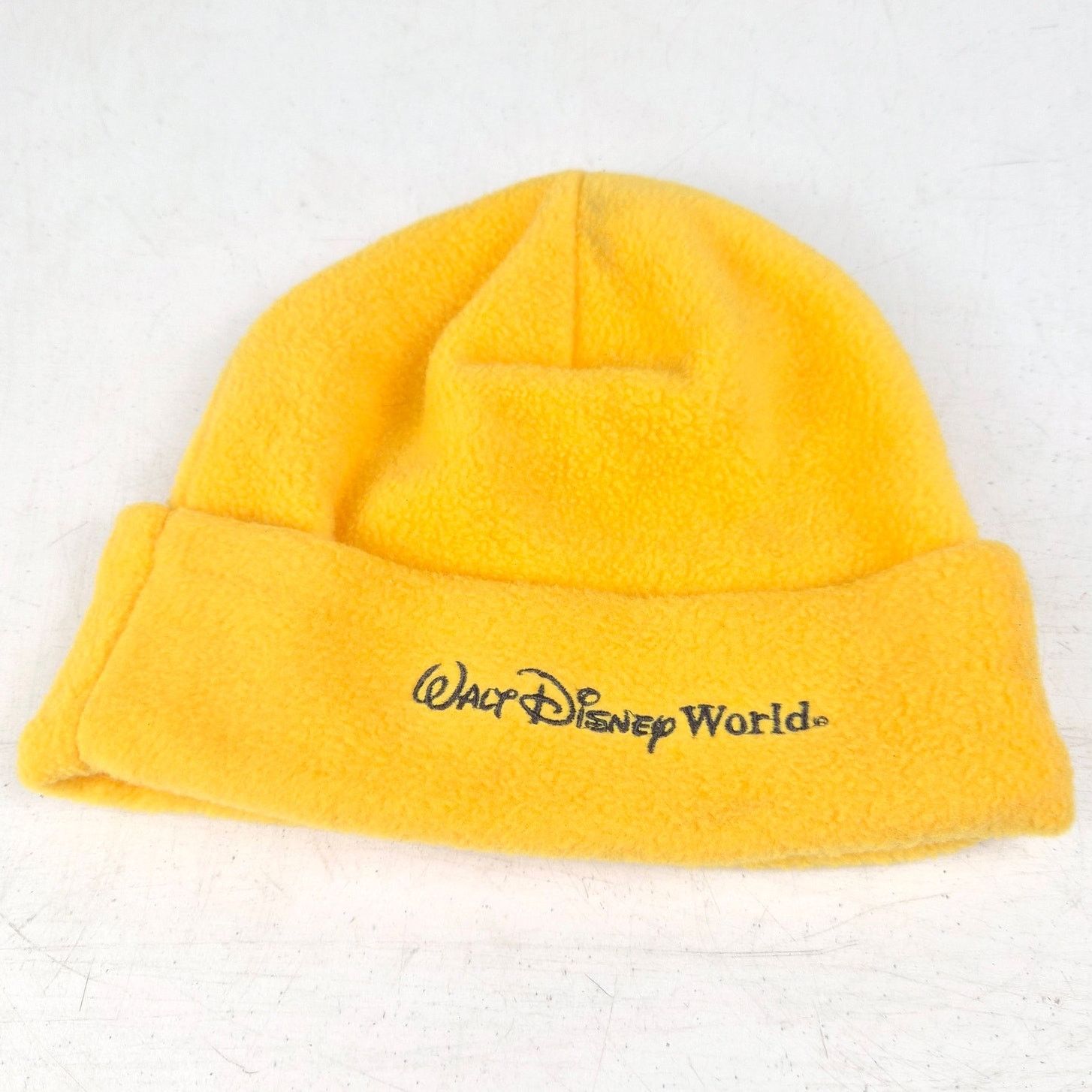 Disney 90s Minnie Mouse Beanie Yellow Fleece Walt Disney World OSFA Size ONE SIZE - 3 Thumbnail