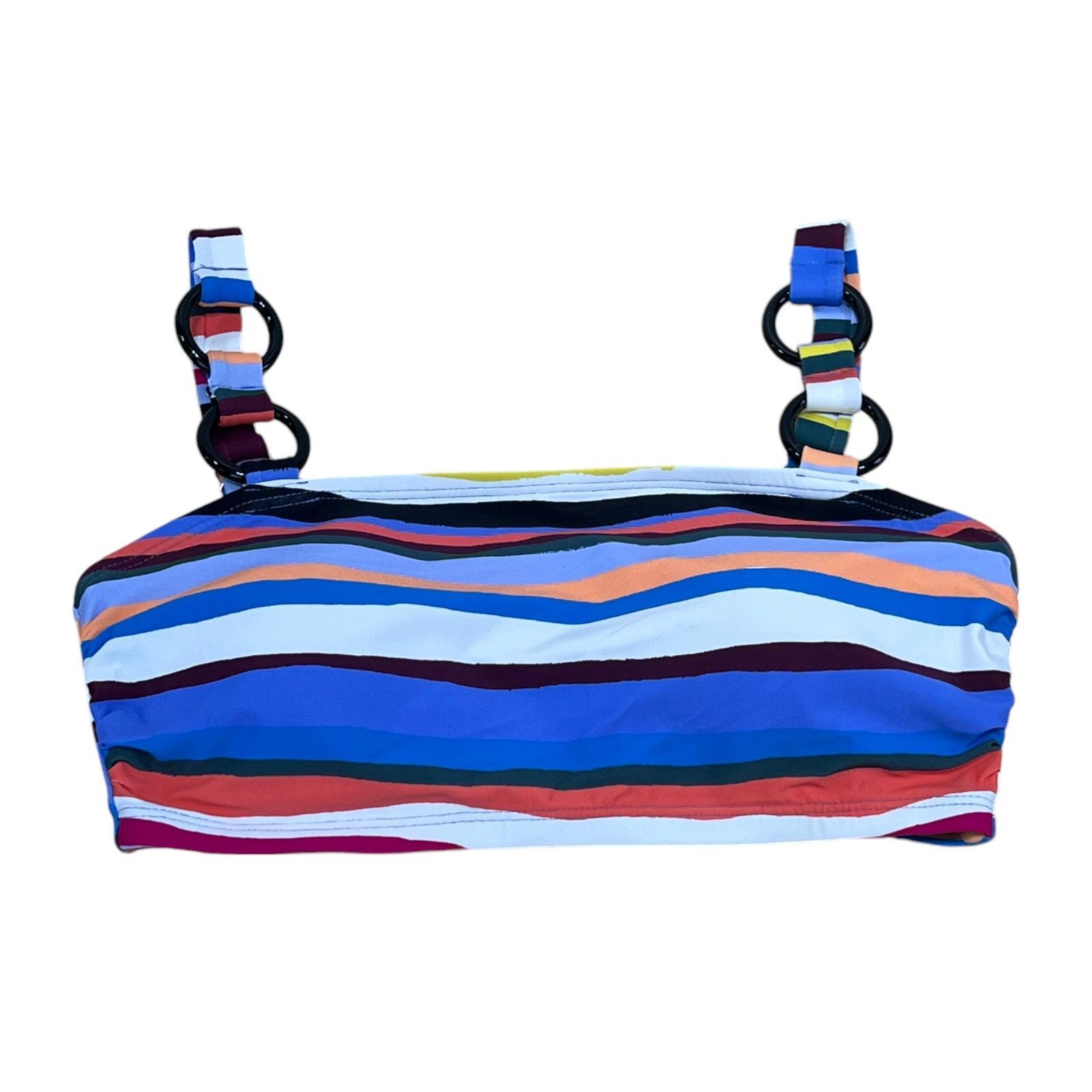 Other Anne Cole - Women's Easy Breezy Stripe Ring Strap Bandeau Sw Size ONE SIZE - 3 Thumbnail