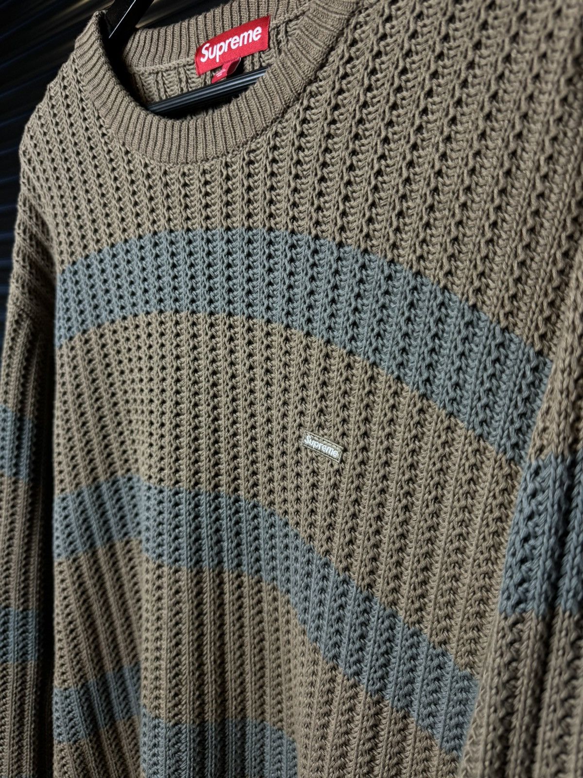 Supreme Supreme Loose Gauge Striped Knit Sweater - XL Size US XL / EU 56 / 4 - 3 Thumbnail