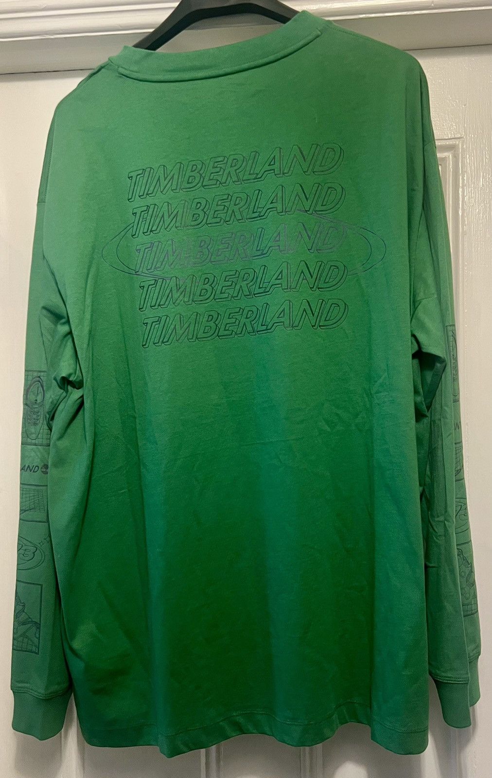 Timberland Authentic Timberland long sleeve green tee tshirt large box Size US L / EU 52-54 / 3 - 6 Thumbnail
