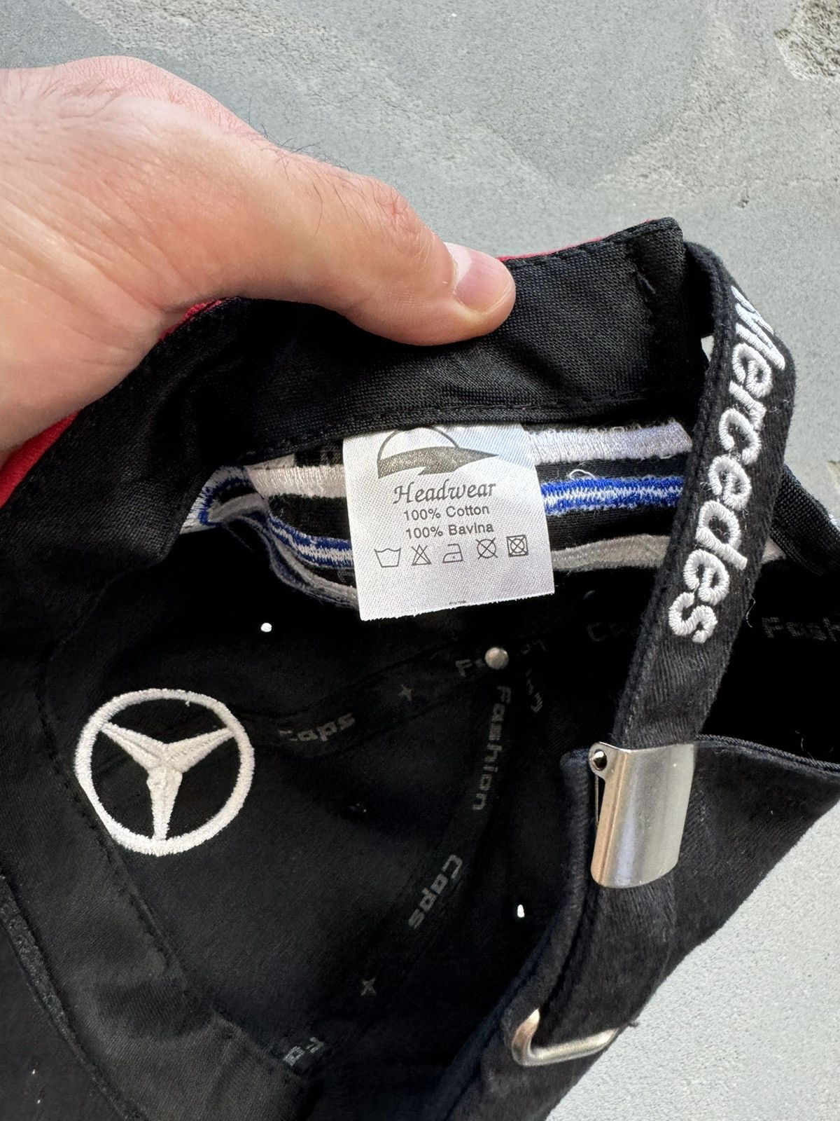 Mercedes-Benz × Vintage Vintage Mercedes Benz Flame Archival Cap Y2K Os Size ONE SIZE - 5 Thumbnail