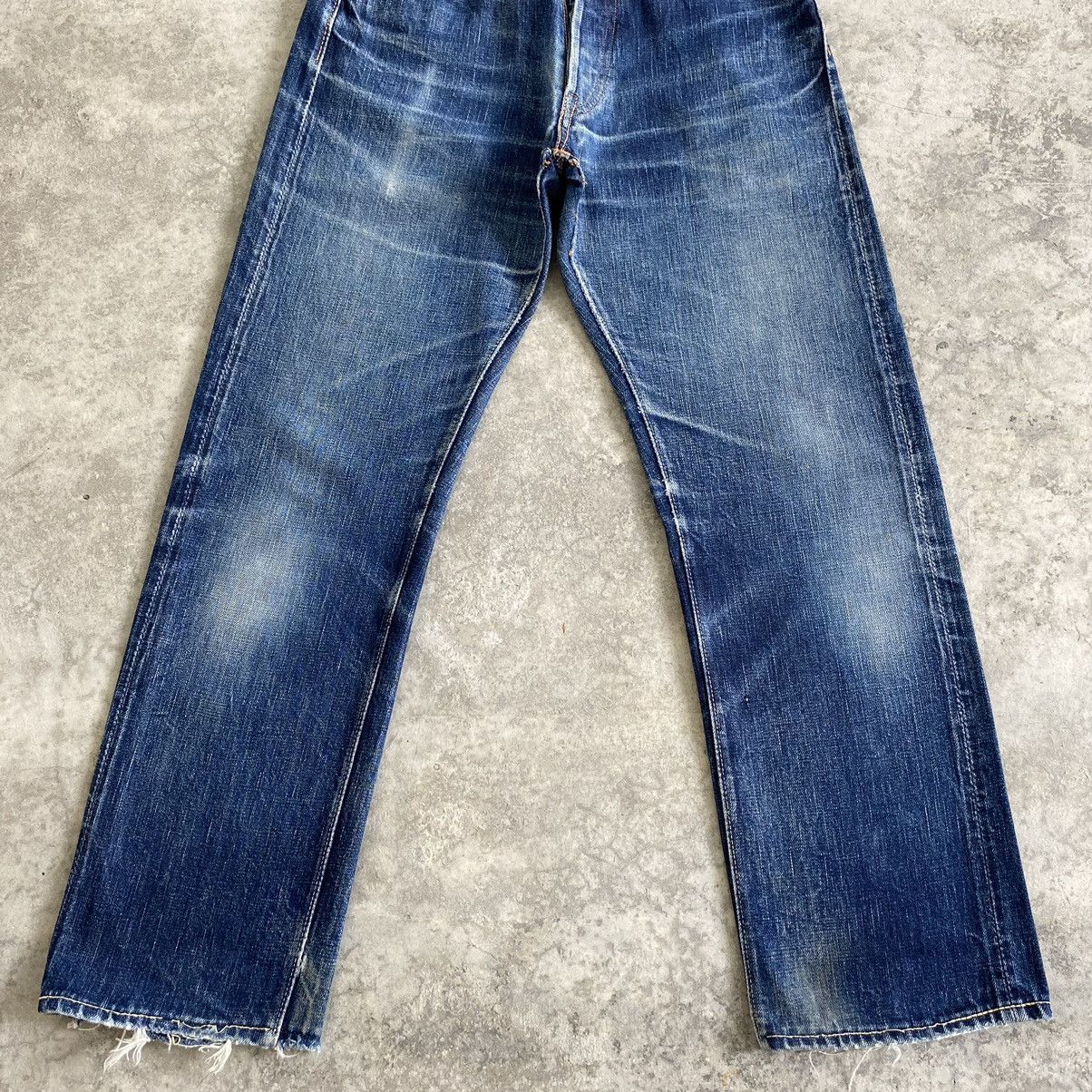 Full Count & Co. Vintage Full Count Japan Faded Blue Selvedge Denim Jeans Size US 28 / EU 44 - 2 Thumbnail