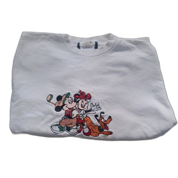 Disney Vtg Disney Store Mickey and Friends Golf sweatshirt Pluto Size US L / EU 52-54 / 3 - 1 Thumbnail