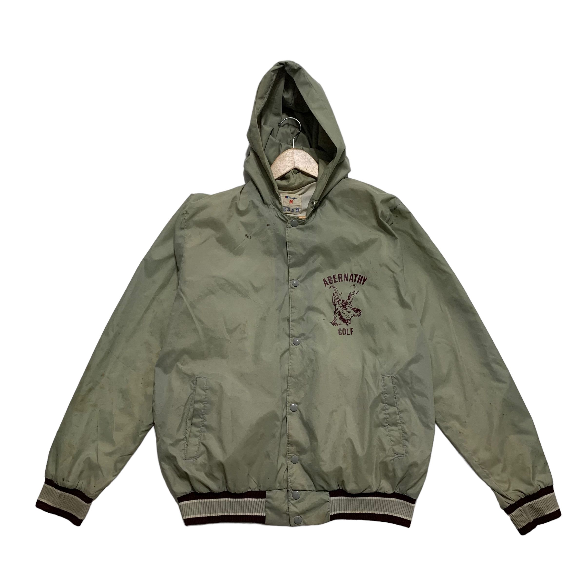 Champion Vintage 80s Champion Abernathy Golf Hooded Jacket Size US M / EU 48-50 / 2 - 1 Thumbnail