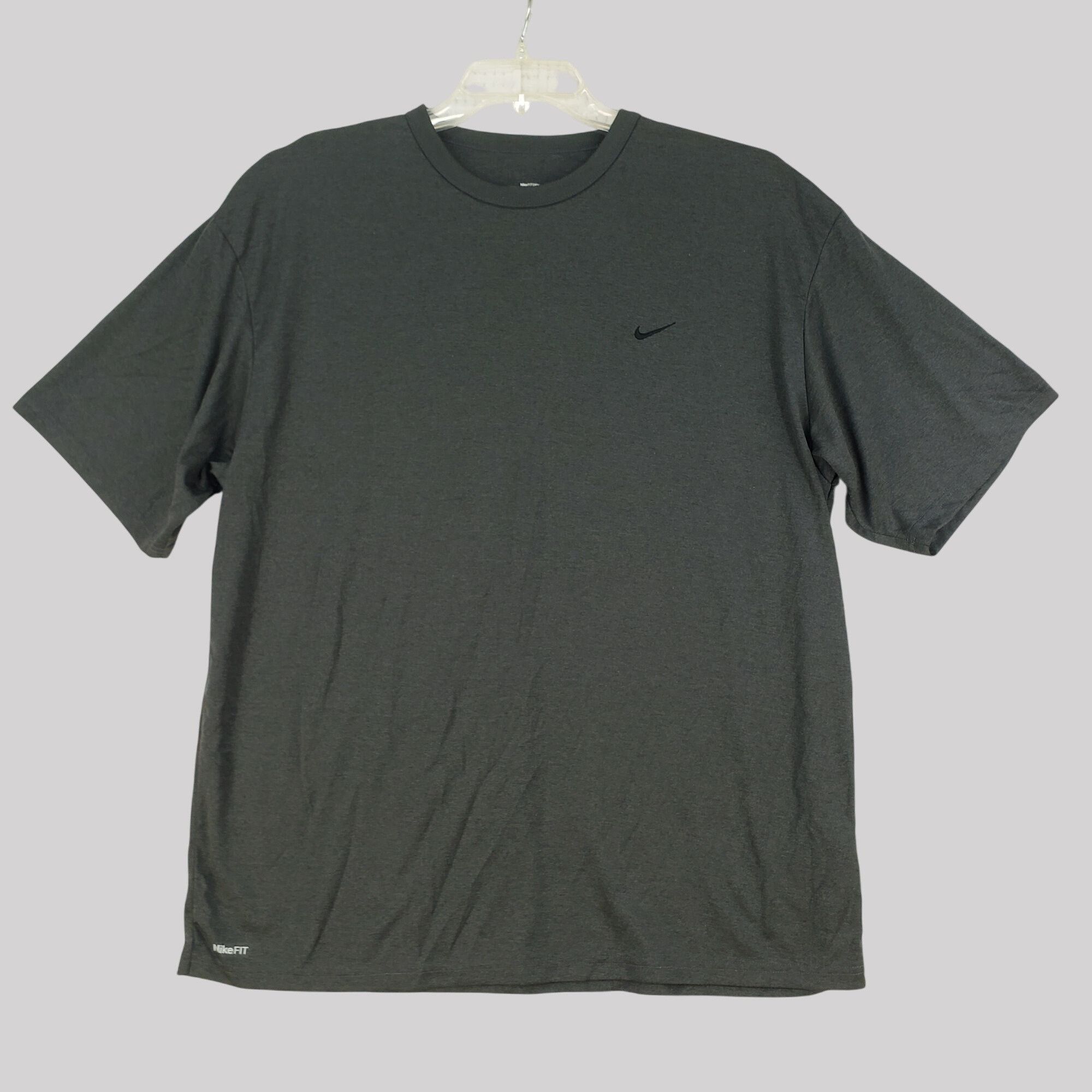 Nike Nike Shirt Dark Gray Performance Short Sleeve Athletic XL Size US XL / EU 56 / 4 - 1 Thumbnail