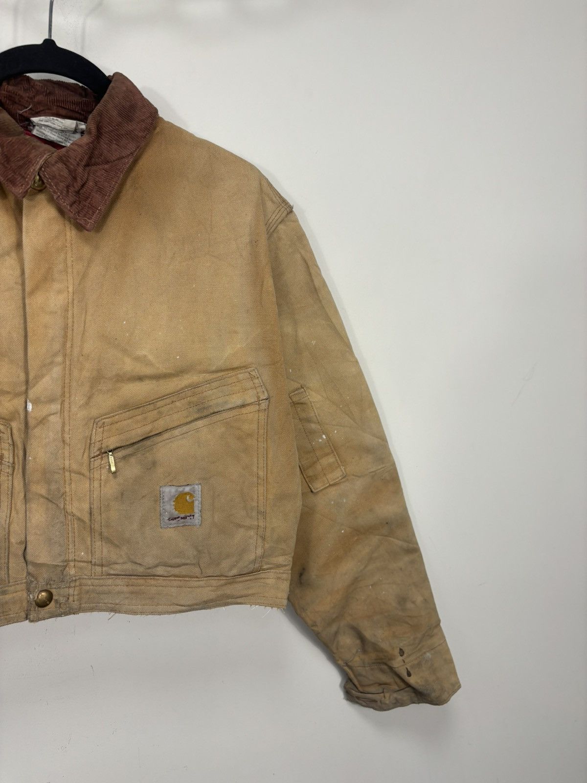 Carhartt Vintage 90s Carhartt Y2K Faded Boxy Cropped Detroit Jacket Size US M / EU 48-50 / 2 - 4 Thumbnail