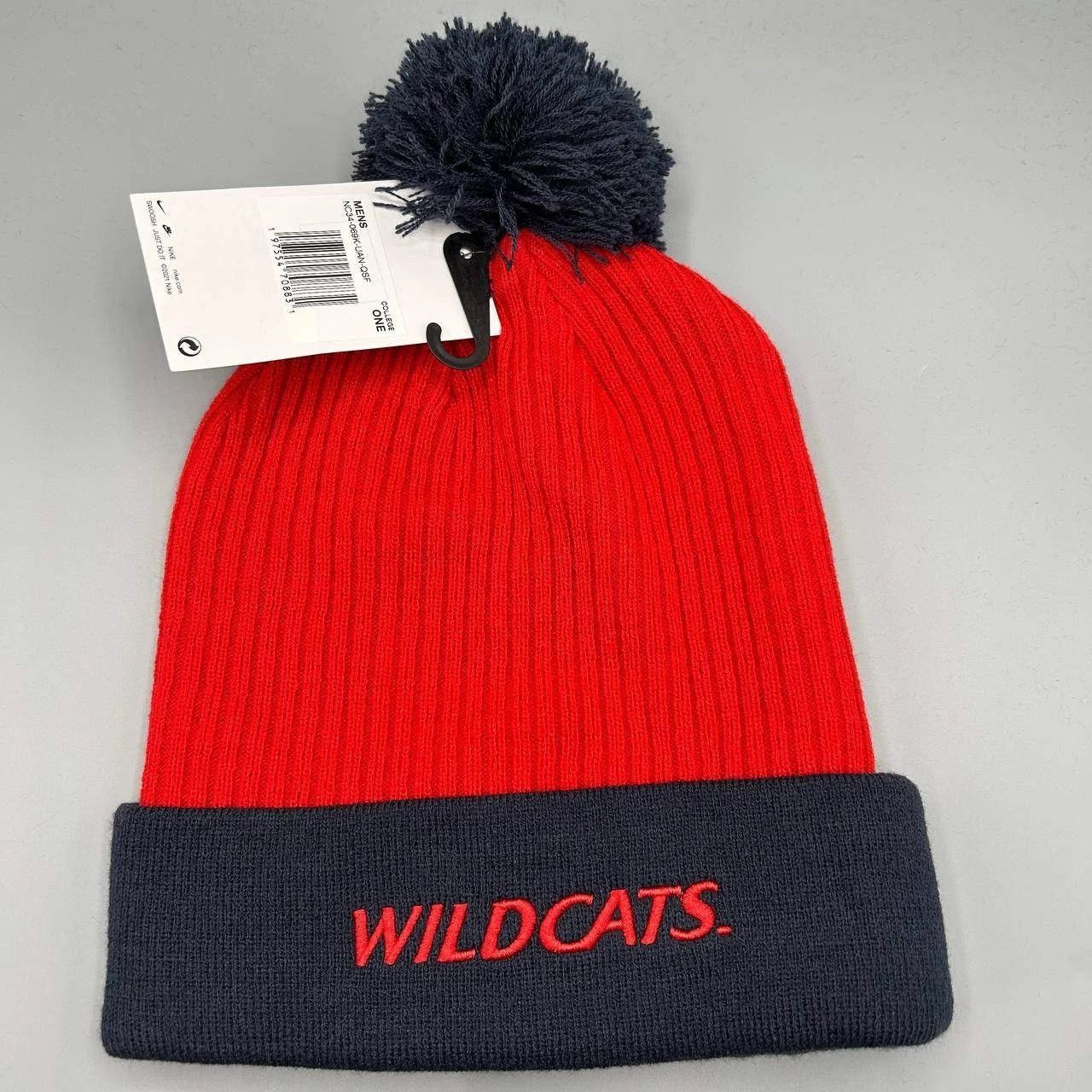 Nike Arizona Wildcats x Nike Hat Men Cuffed Beanie Pom Pom Cap Size ONE SIZE - 1 Thumbnail