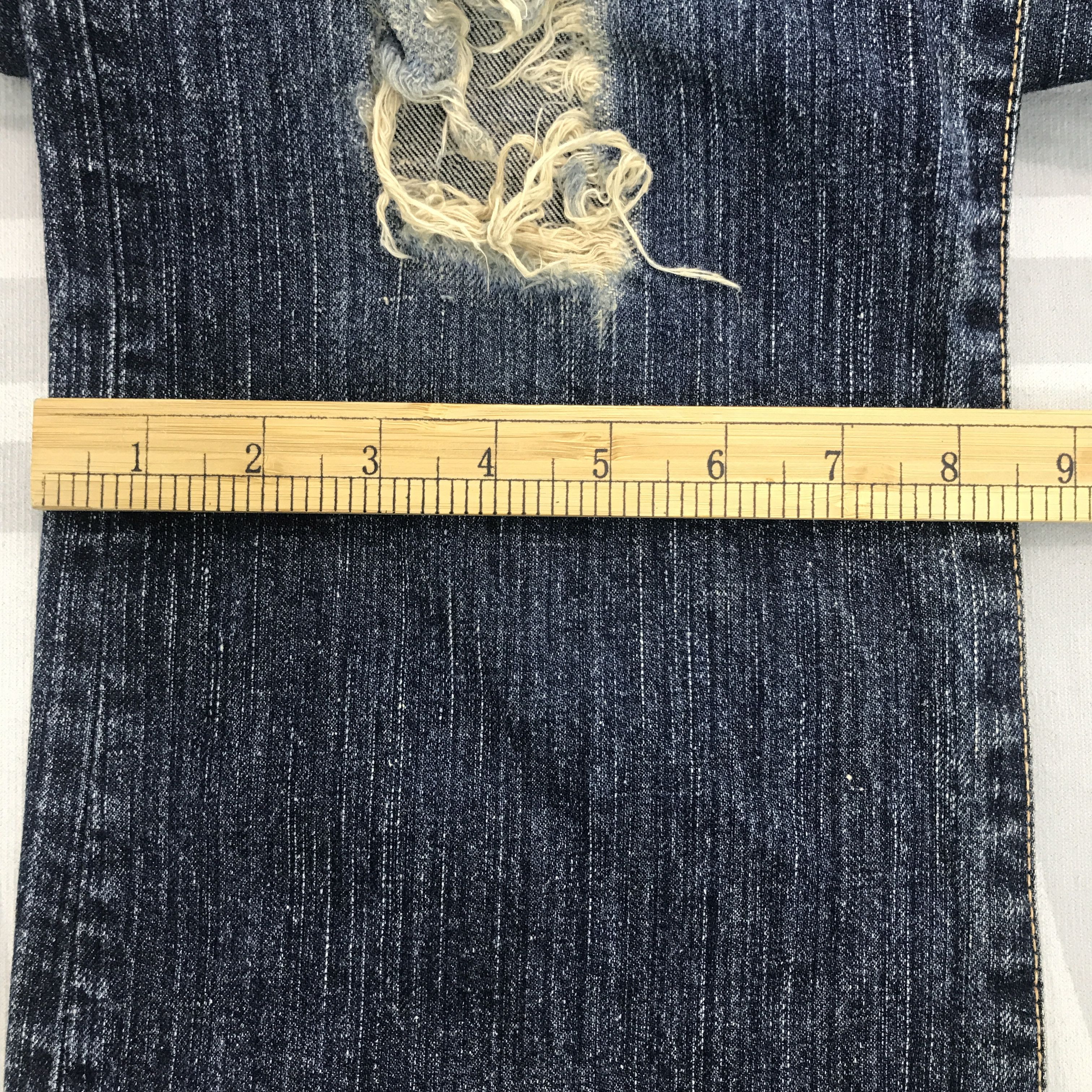 Edwin × Vintage Flare Edwin Japan distressed bootcut Denim pants Size US 34 / EU 50 - 10 Thumbnail
