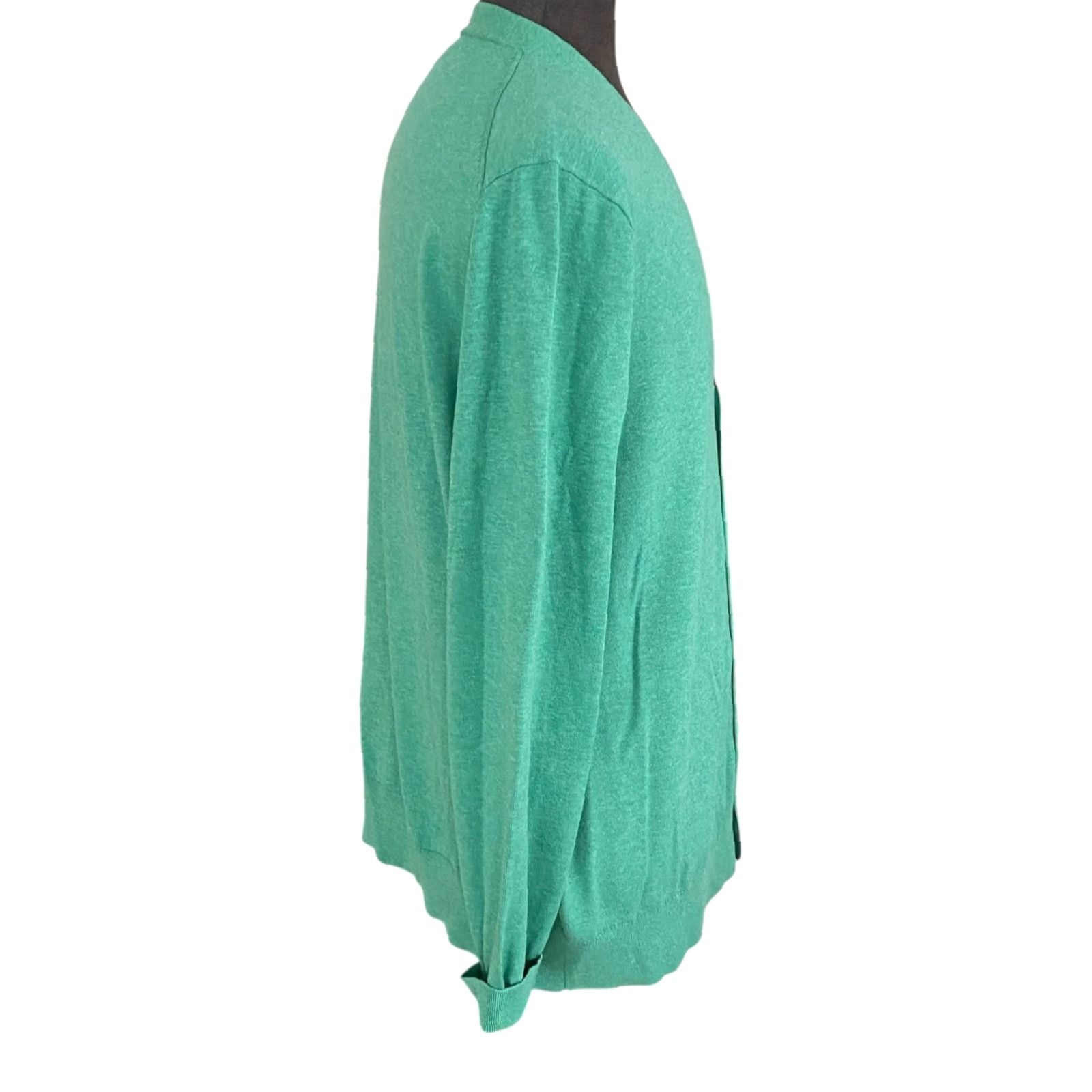 Brooks Brothers Brooks Brothers Cardigan 100% Combed Cotton Green 5-Button Sweater Size XL Size US XL / EU 56 / 4 - 6 Thumbnail