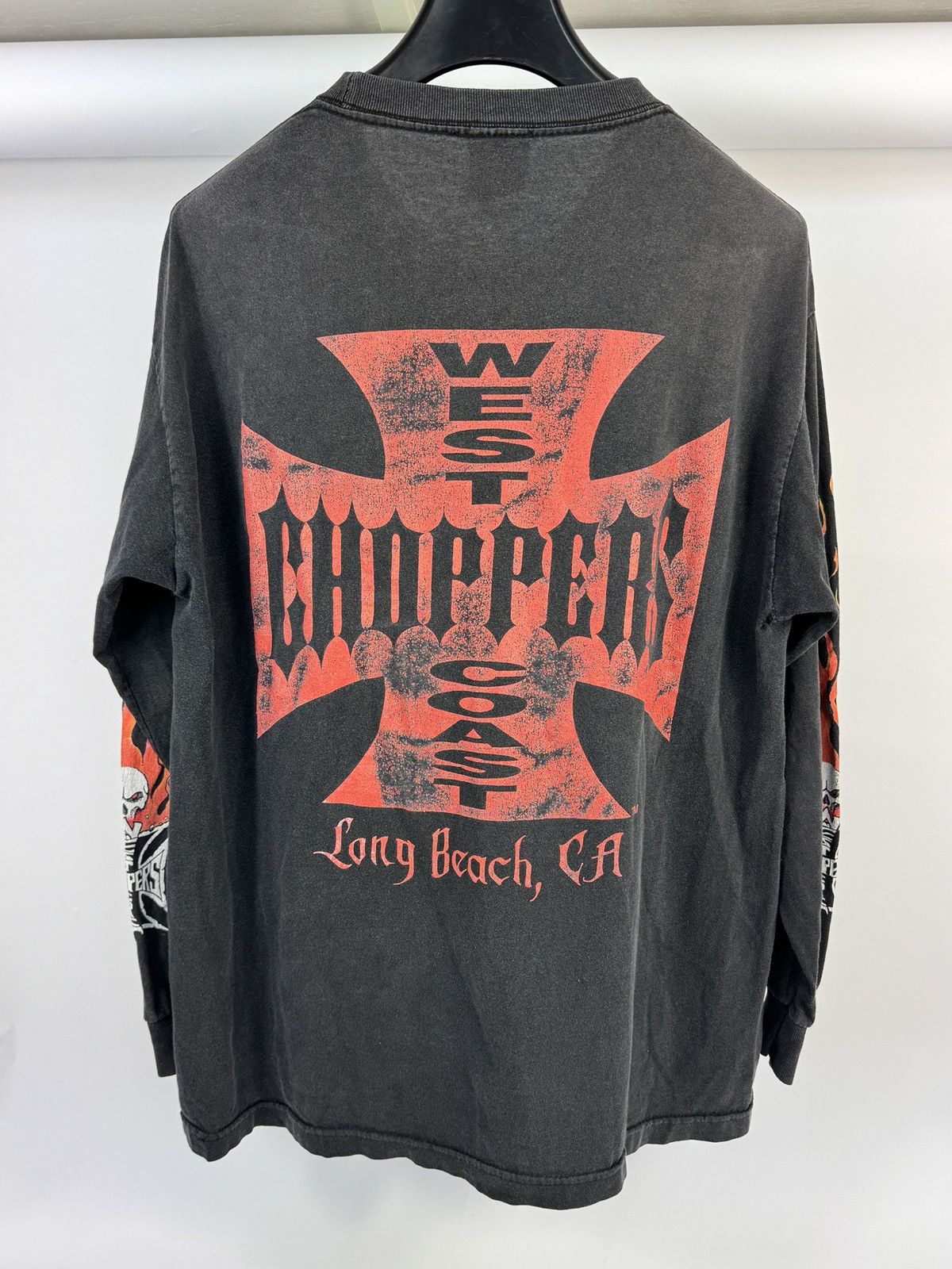 West Coast Choppers CHOPPERS FOR LIFE VINTAGE LONG SLEEVE T-SHIRT Size US M / EU 48-50 / 2 - 1 Thumbnail
