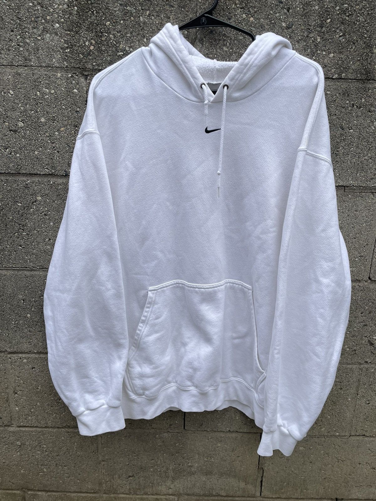 Image of Nike Center Swoosh Hoodie White Size Mens Xxl