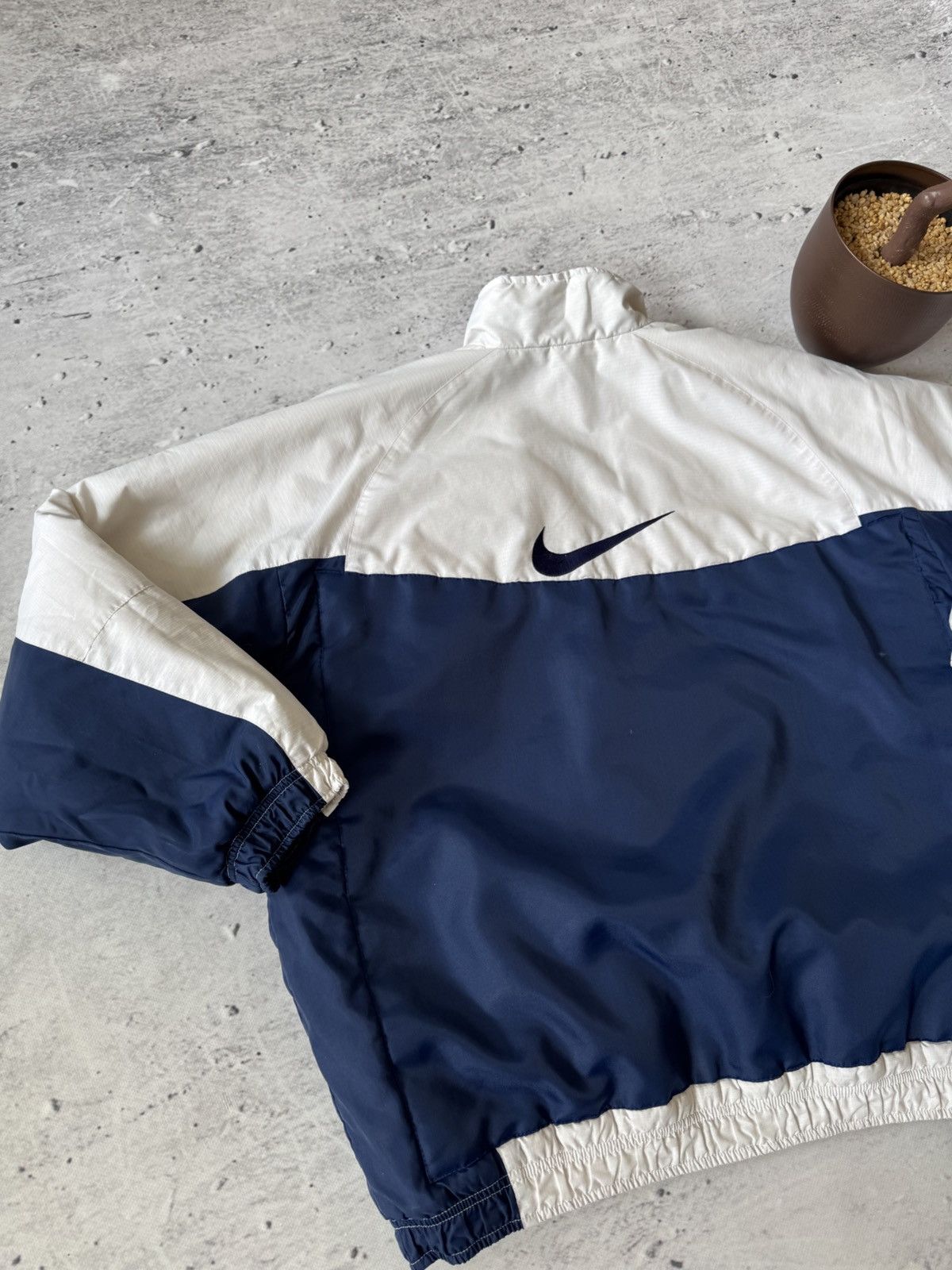 Nike × Vintage NIKE VINTAGE BASIC LOGO OVERSIZE BAGGY LIGHT JACKET Size US M / EU 48-50 / 2 - 8 Thumbnail