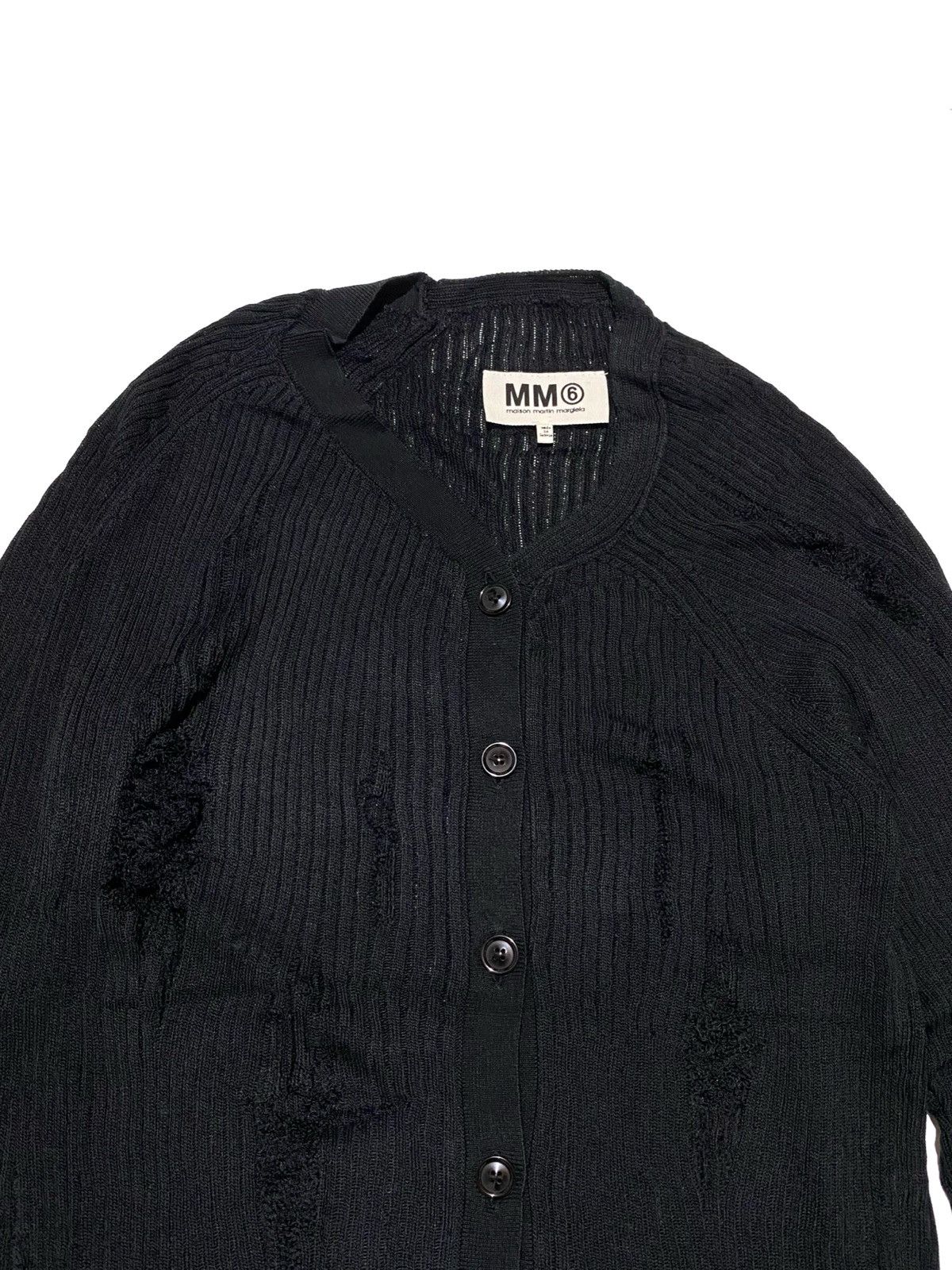 Maison Margiela MAISON MARGIELA DISTRESSED CARDIGAN Size S / US 4 / IT 40 - 6 Thumbnail