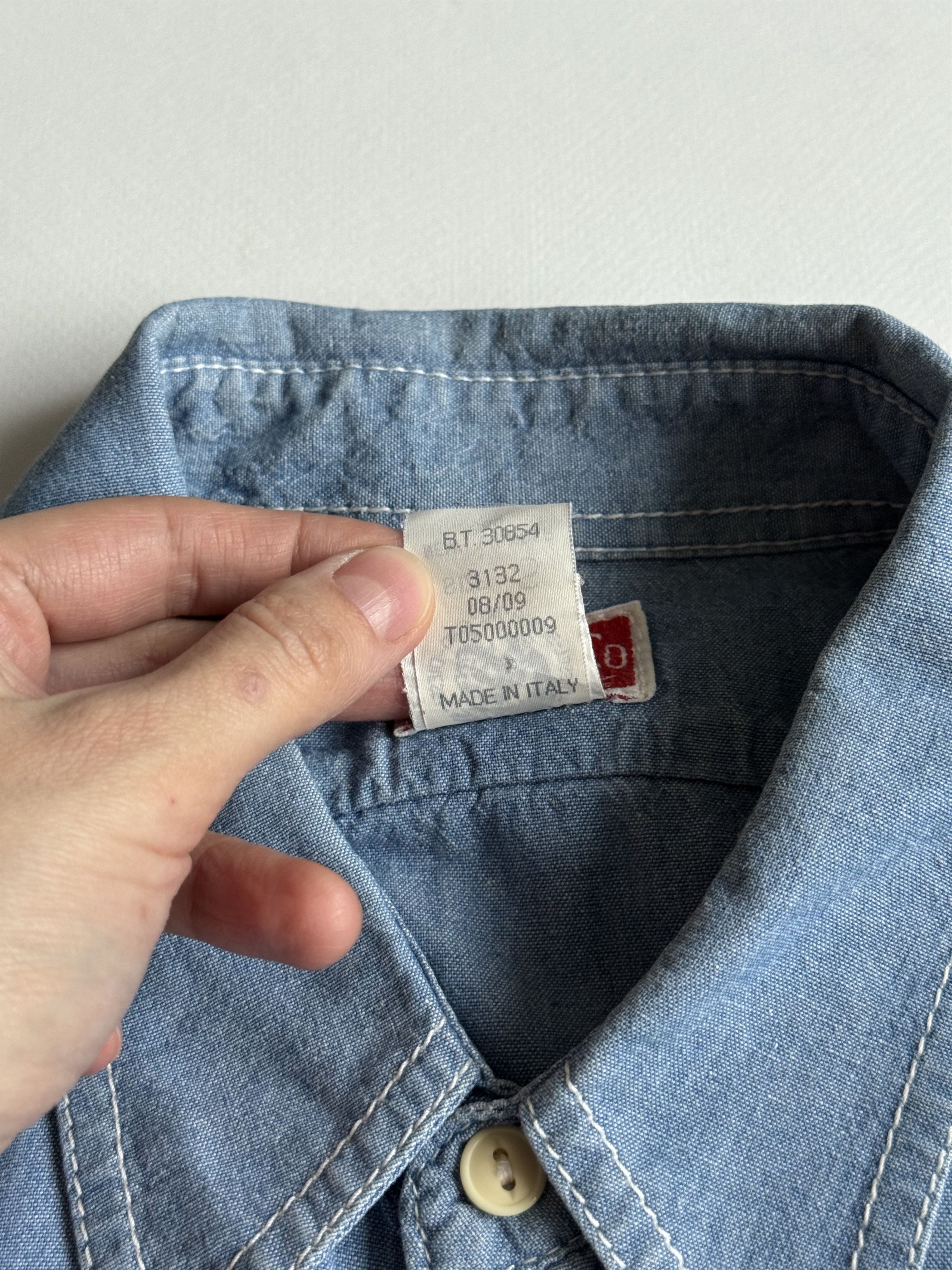 Diesel Men's 90's Diesel Work Wear Denim Shirt (S) Size US S / EU 44-46 / 1 - 4 Thumbnail