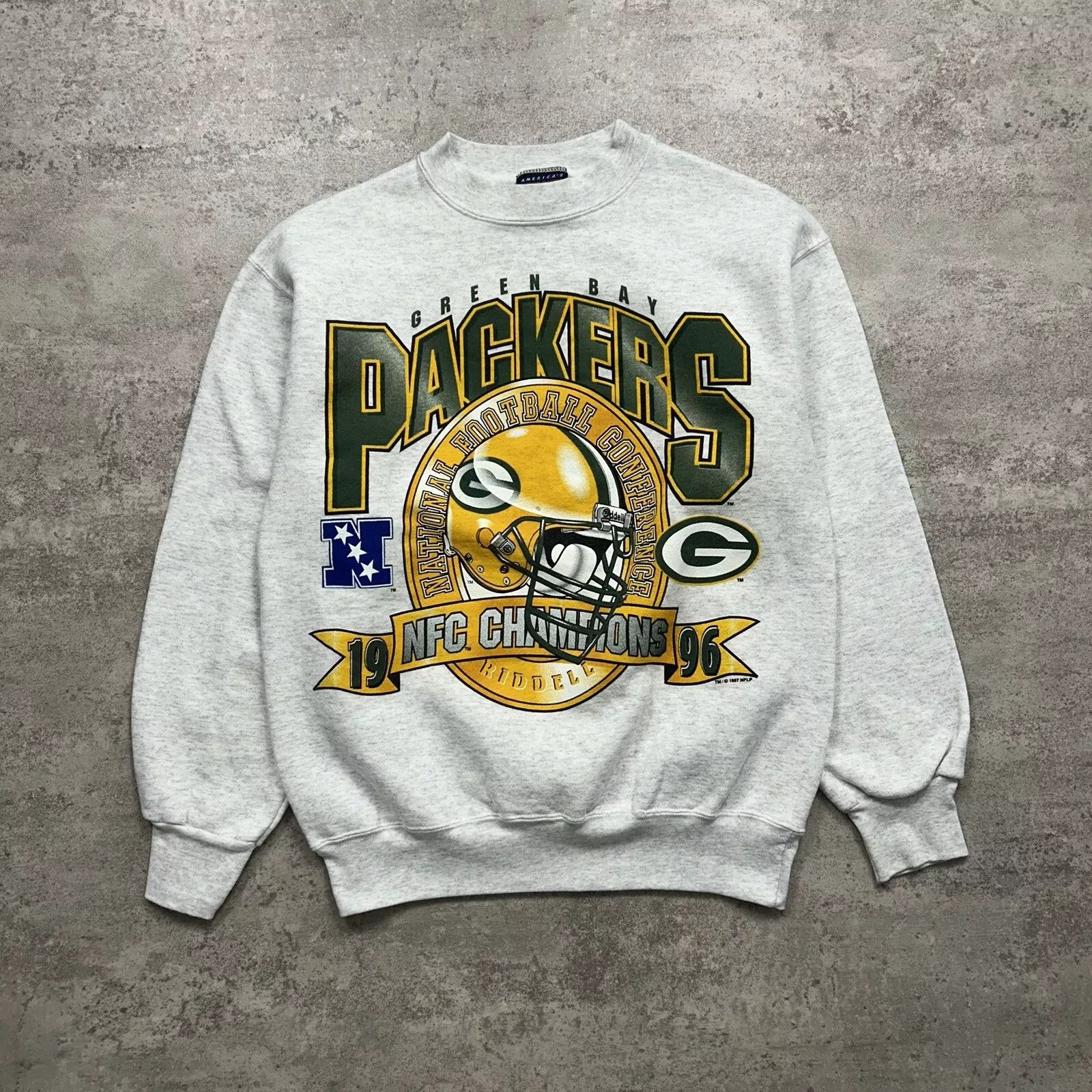 NFL × Vintage GREEN BAY PACKERS MAGIC JOHNSON T's 1996 CHAMP SWEATSHIRT Size US M / EU 48-50 / 2 - 1 Thumbnail