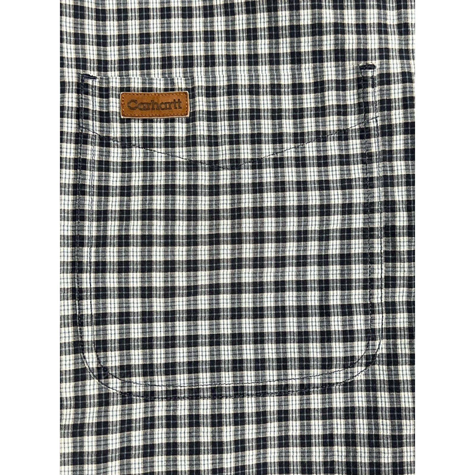 Carhartt Carhartt Shirt Men’s L Check Plaid Long Sleeve Button Down Navy Work Casual Size US L / EU 52-54 / 3 - 4 Thumbnail