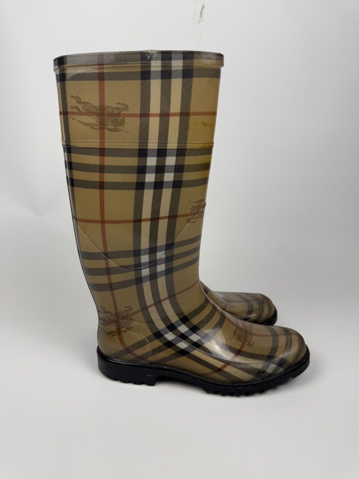 Burberry Burberry Rain Boots Nova Check Y2K Size US 6 / IT 36 - 6 Thumbnail