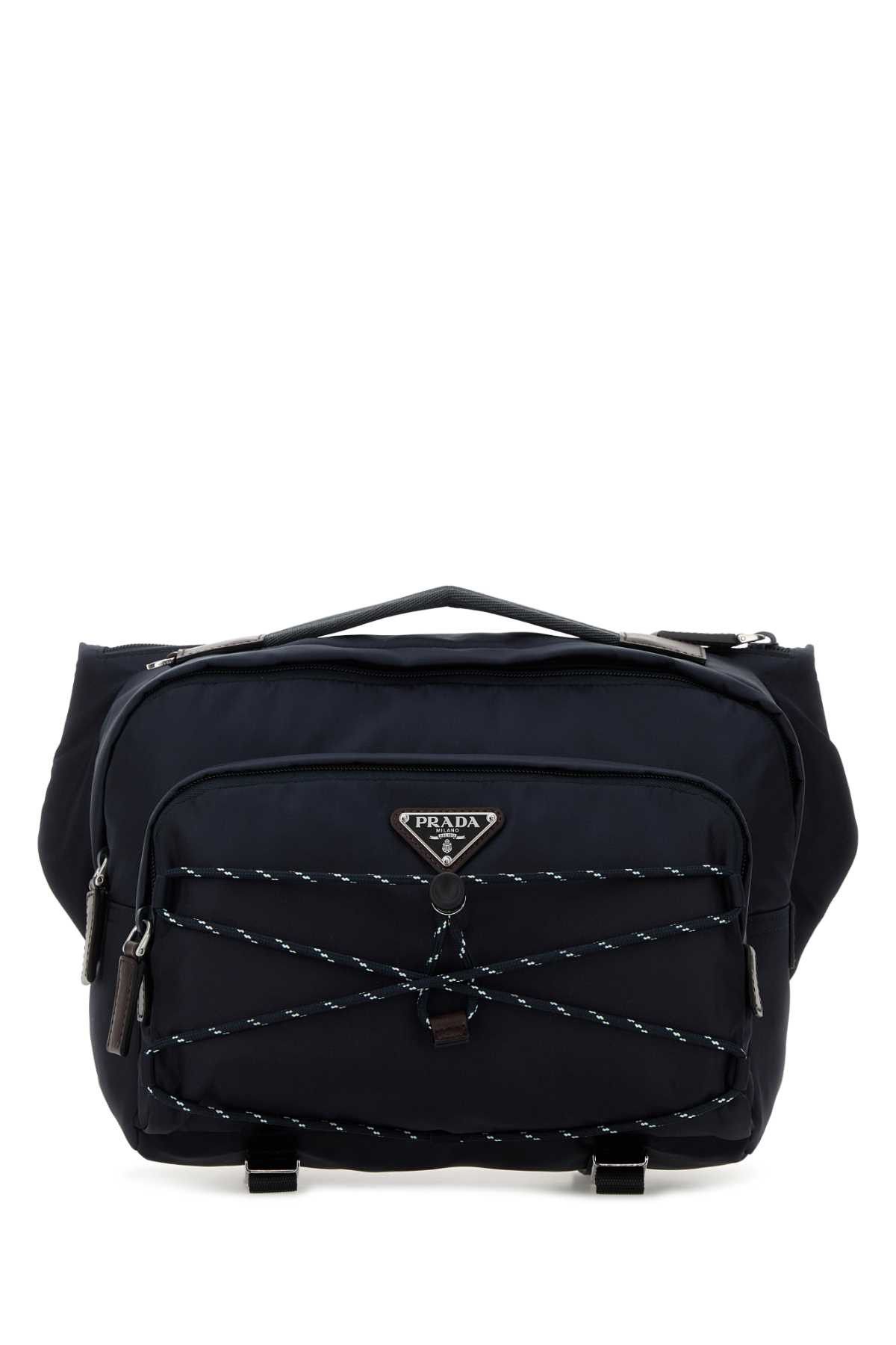Prada Dark Blue Re-Nylon Prada Speedrock Belt Bag Size ONE SIZE - 1 Thumbnail