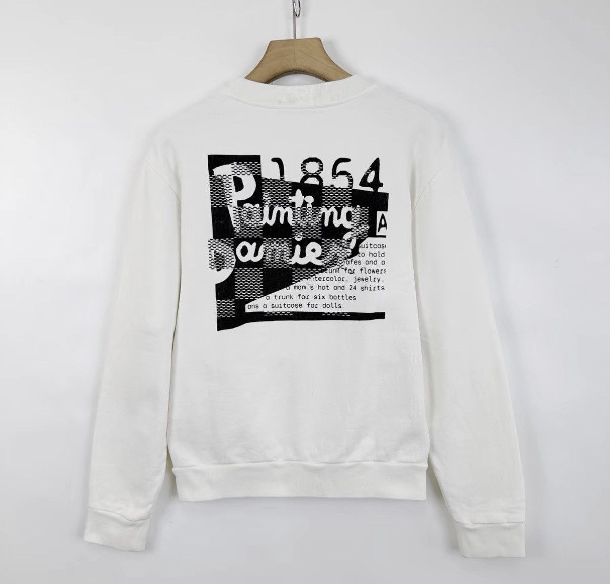 Louis Vuitton Louis Vuitton Letter Graffiti Print Sweatshirt K12 Size M / US 6-8 / IT 42-44 - 2 Thumbnail